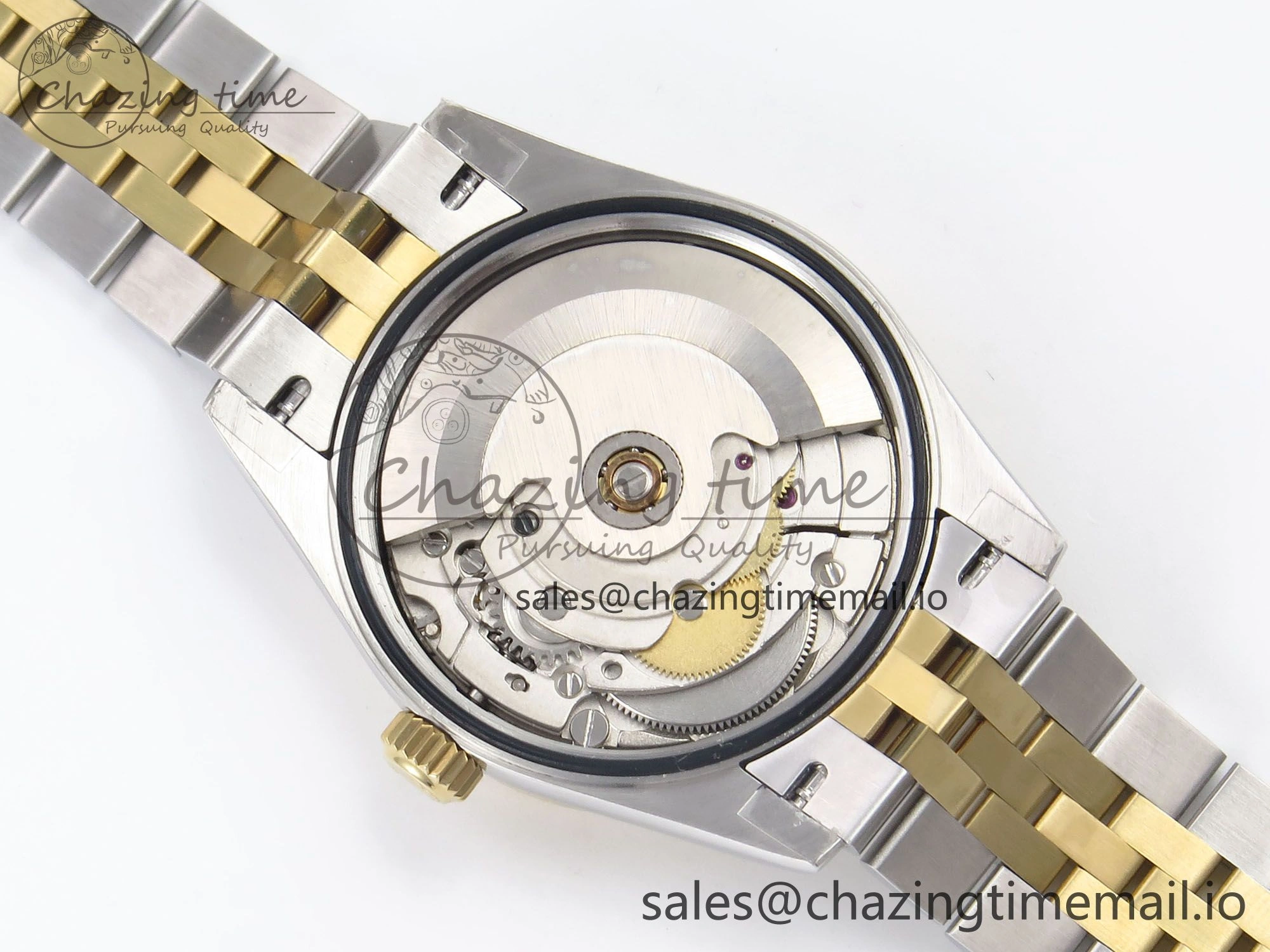 DateJust 31 278273 SS YG GMF 1:1 Best Edition 904L Steel Silver Roman Dial on Jubilee Bracelet A2824