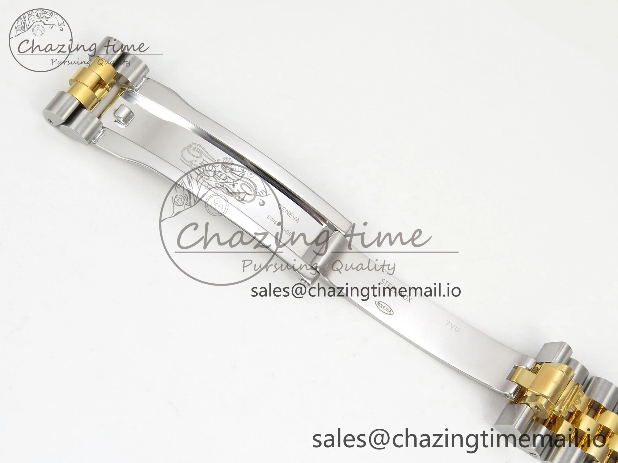 DateJust 31 278273 THBF 1:1 Best Edition 904L Steel Fluted Green Floral Dial Fluted Bezel on SS YG Jubilee Bracelet HZ Cal.2236