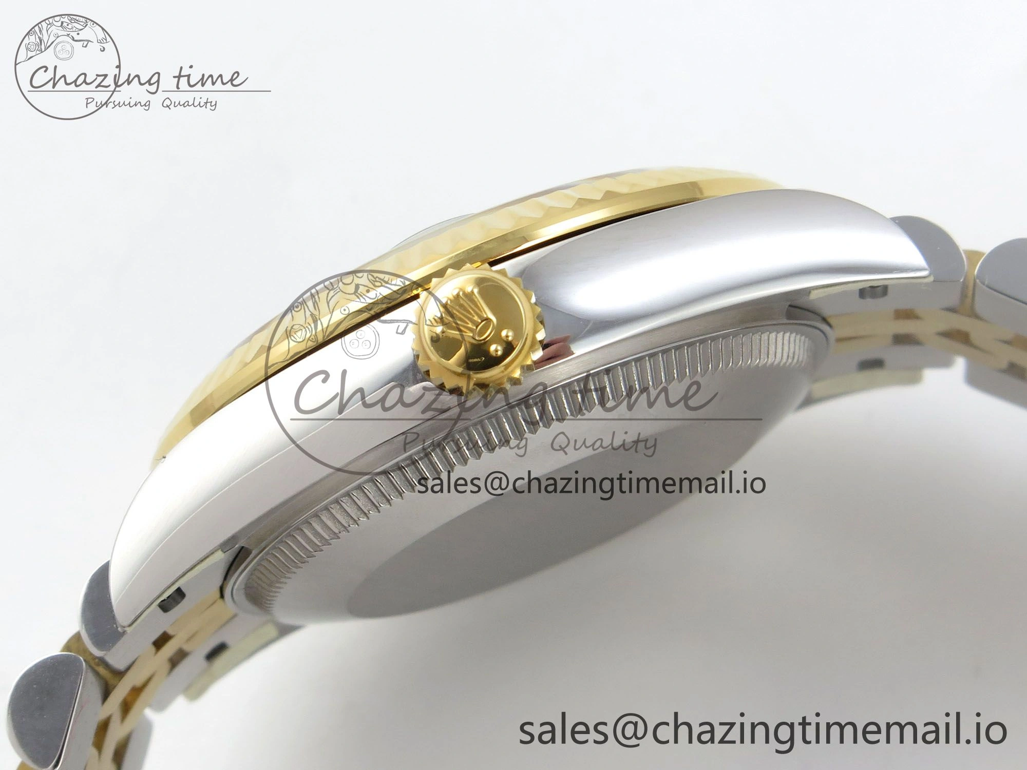 DateJust 31 278273 THBF 1:1 Best Edition 904L Steel Green Roman Dial Fluted Bezel on SS YG Jubilee Bracelet HZ Cal.2236