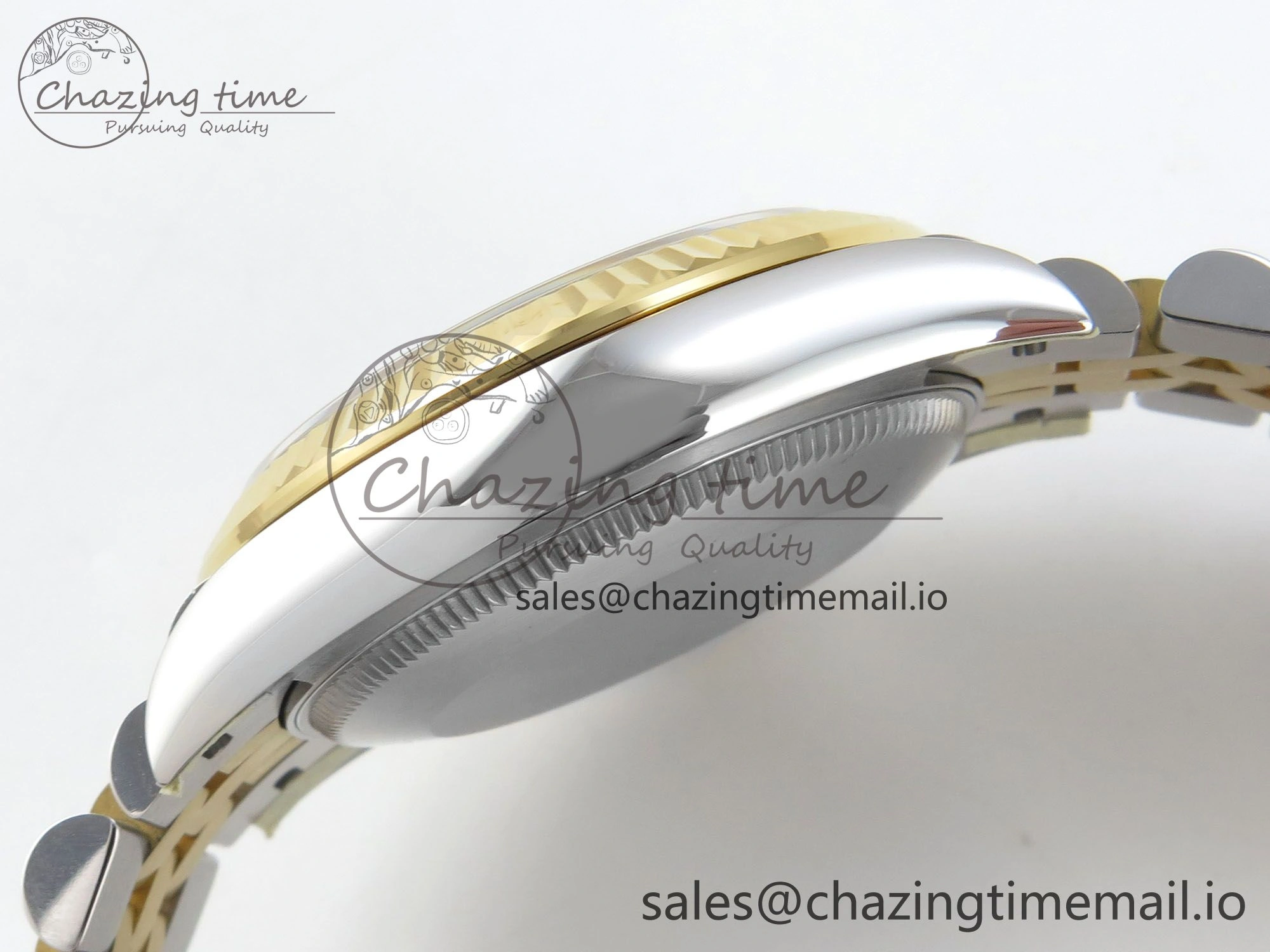 DateJust 31 278273 THBF 1:1 Best Edition 904L Steel Green Roman Dial Fluted Bezel on SS YG Jubilee Bracelet HZ Cal.2236