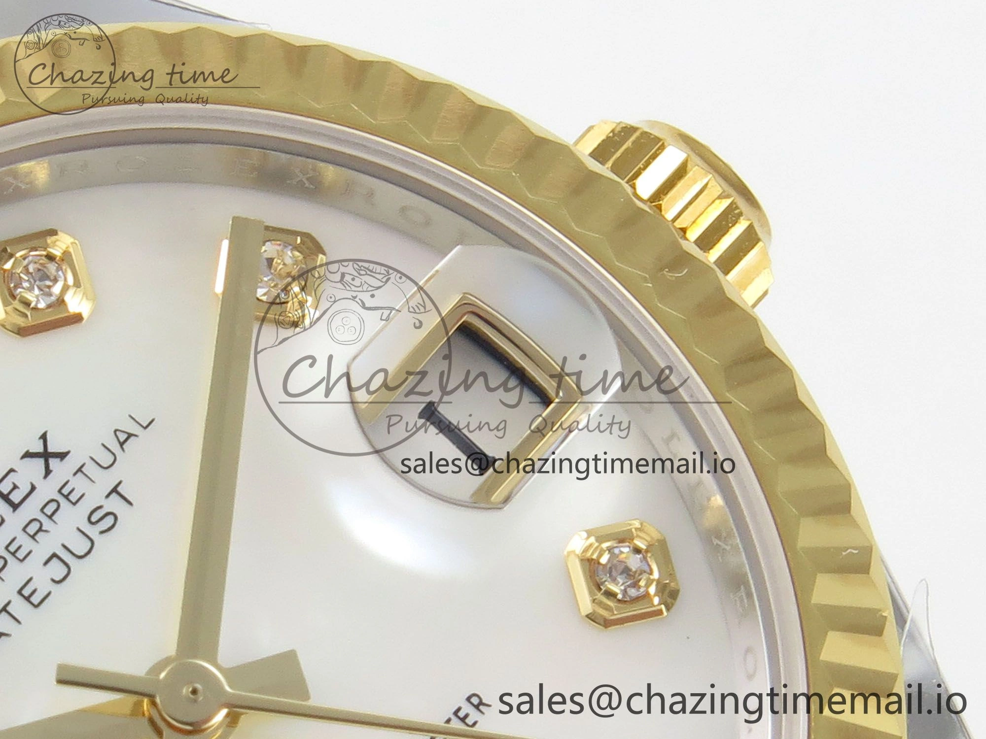 DateJust 31 278273 THBF 1:1 Best Edition 904L Steel White Diamonds Dial on SS YG Jubilee Bracelet HZ Cal.2236