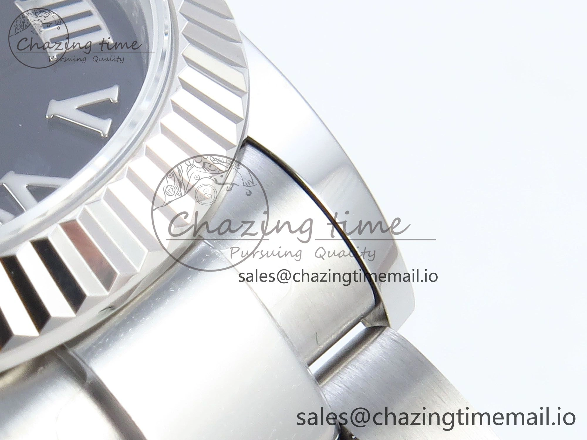 DateJust 31 278274 ARF 1:1 Best Edition 904L Steel Black Roman Dial on SS Oyster Bracelet ETA 2688