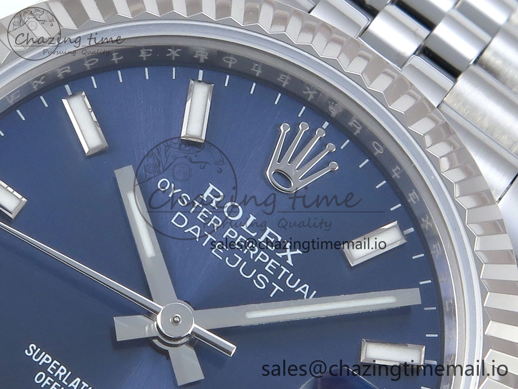 DateJust 31 278274 ARF 1:1 Best Edition 904L Steel Blue Dial Stick Marker on SS Jubilee Bracelet ETA 2688