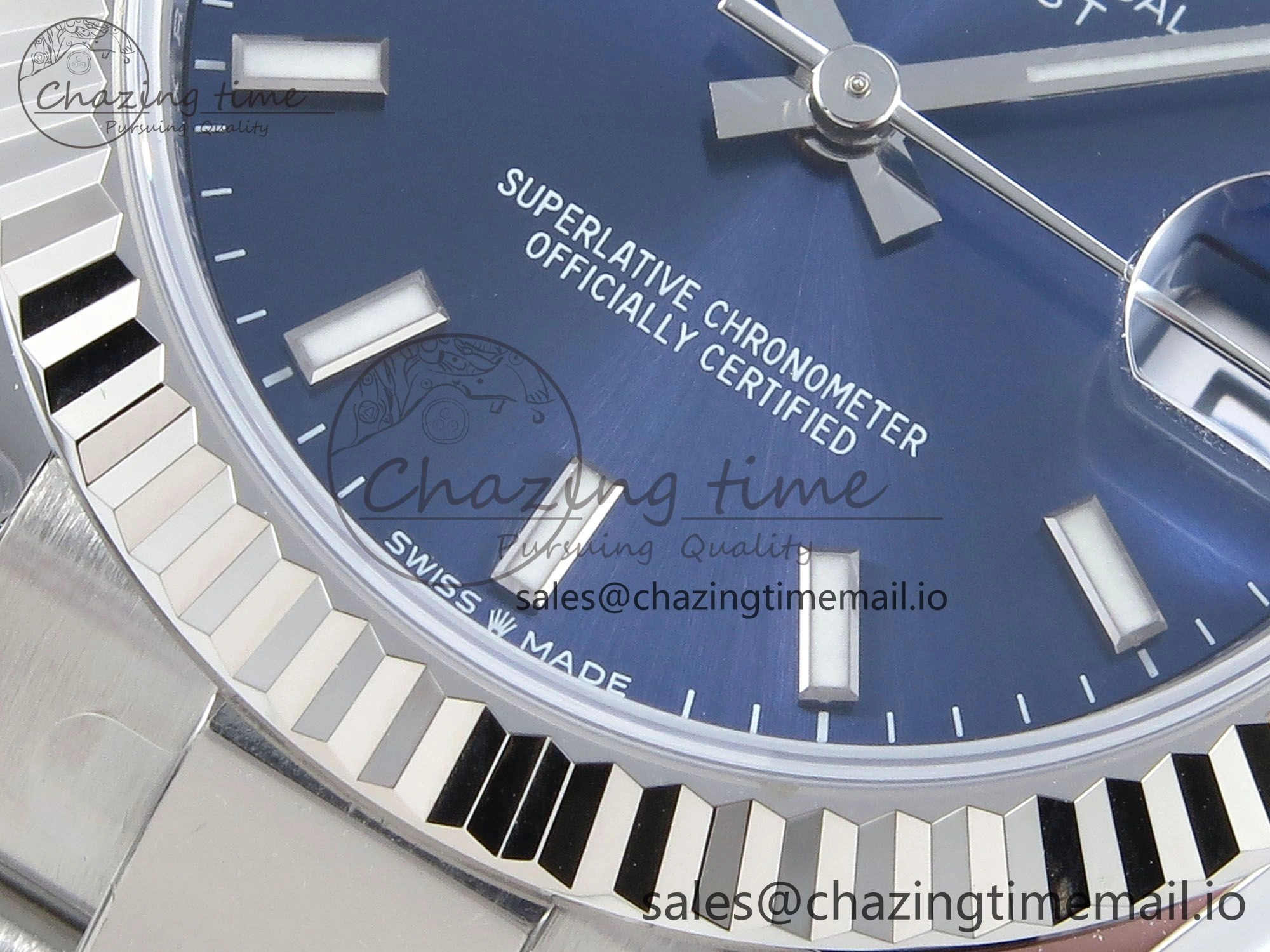 DateJust 31 278274 ARF 1:1 Best Edition 904L Steel Blue Dial Stick Marker on SS Oyster Bracelet ETA 2688