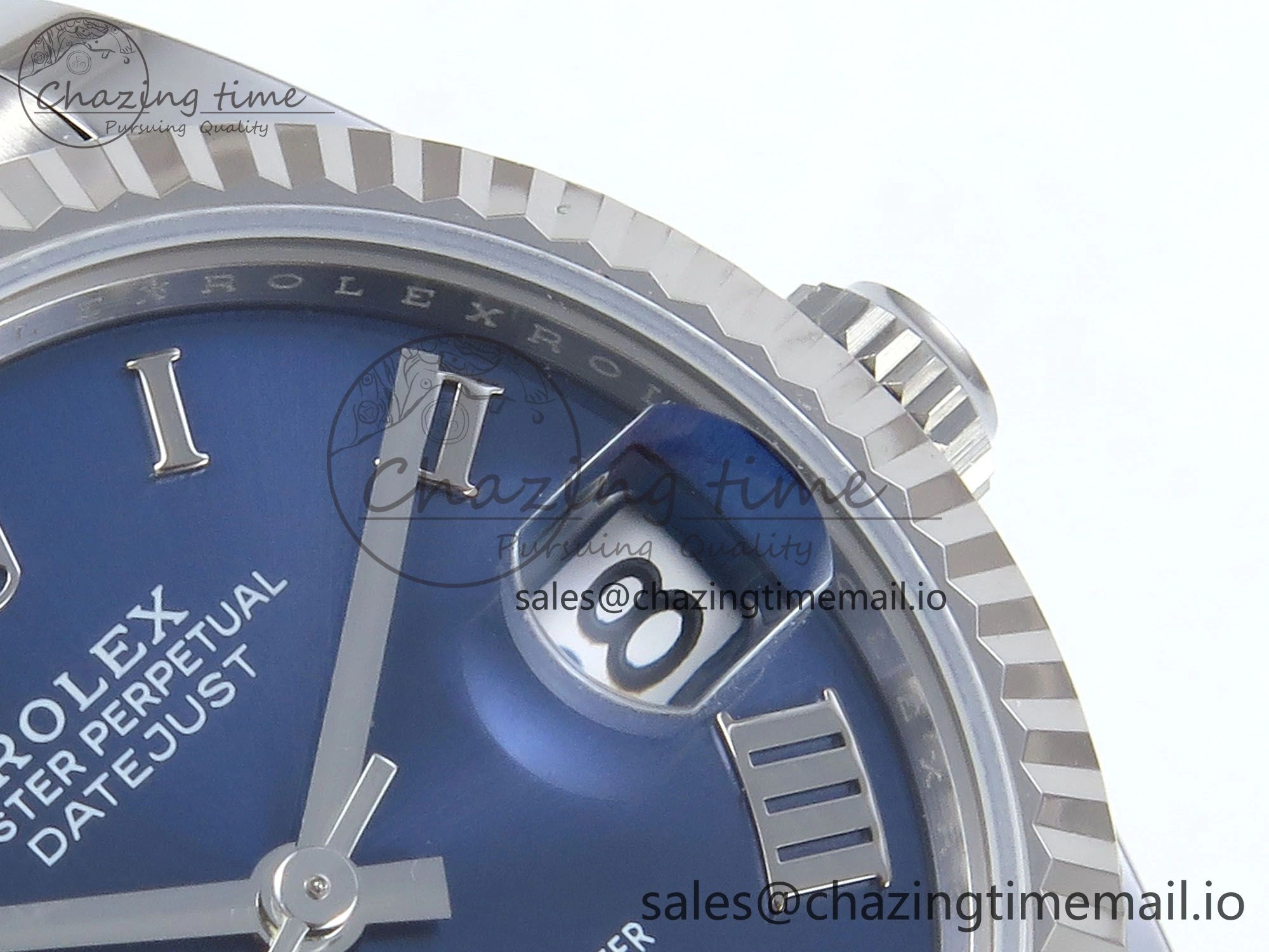DateJust 31 278274 ARF 1:1 Best Edition 904L Steel Blue Roman Dial on SS Jubilee Bracelet ETA 2688