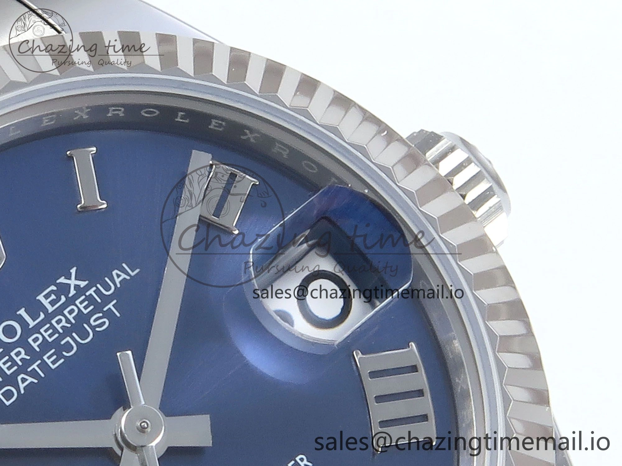 DateJust 31 278274 ARF 1:1 Best Edition 904L Steel Blue Roman Dial on SS Oyster Bracelet ETA 2688