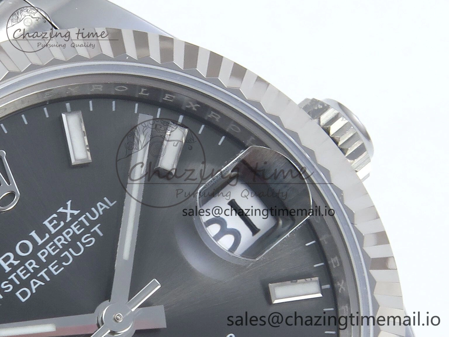 DateJust 31 278274 ARF 1:1 Best Edition 904L Steel Gray Dial Stick Marker on SS Jubilee Bracelet ETA 2688