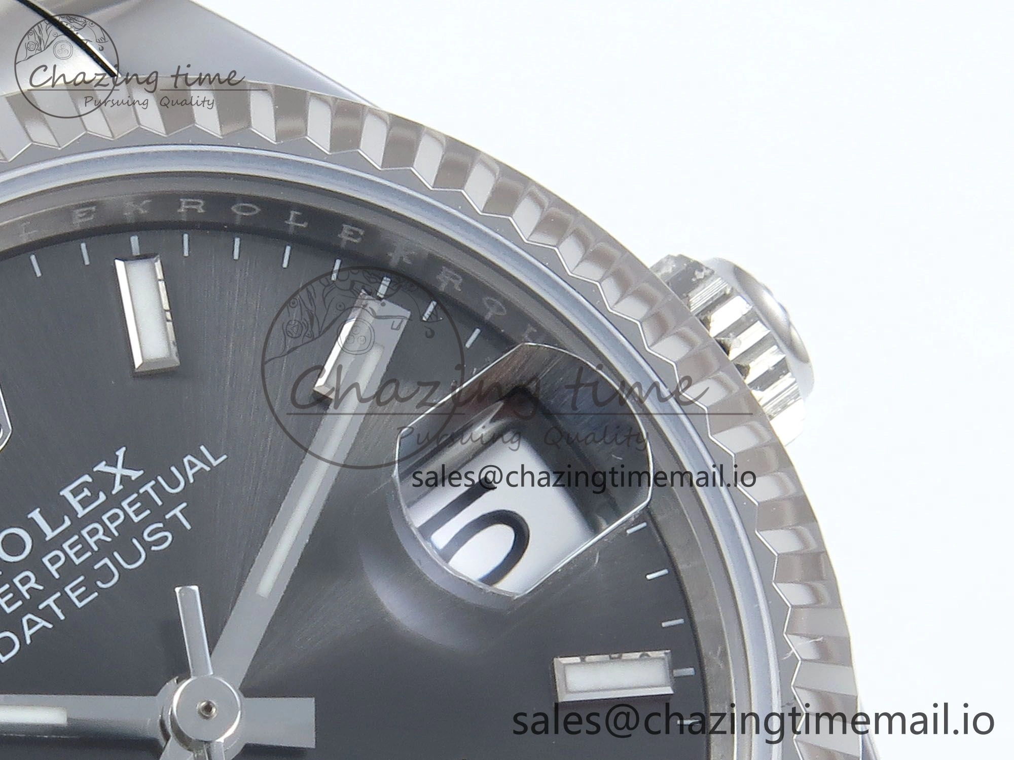 DateJust 31 278274 ARF 1:1 Best Edition 904L Steel Gray Dial Stick Marker on SS Oyster Bracelet ETA 2688