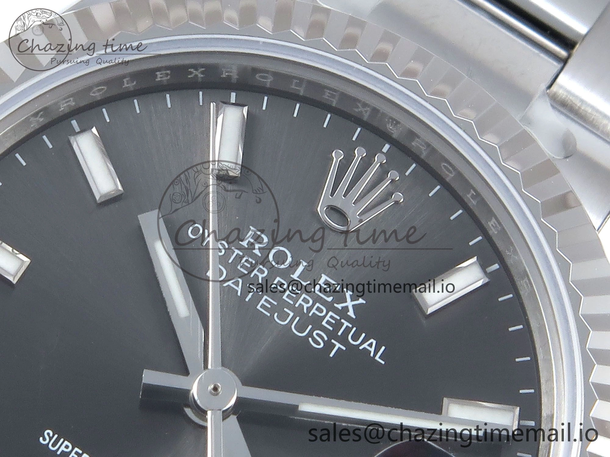 DateJust 31 278274 ARF 1:1 Best Edition 904L Steel Gray Dial Stick Marker on SS Oyster Bracelet ETA 2688