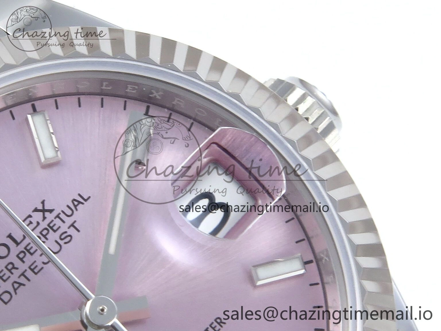 DateJust 31 278274 ARF 1:1 Best Edition 904L Steel Pink Dial Stick Marker on SS Jubilee Bracelet ETA 2688