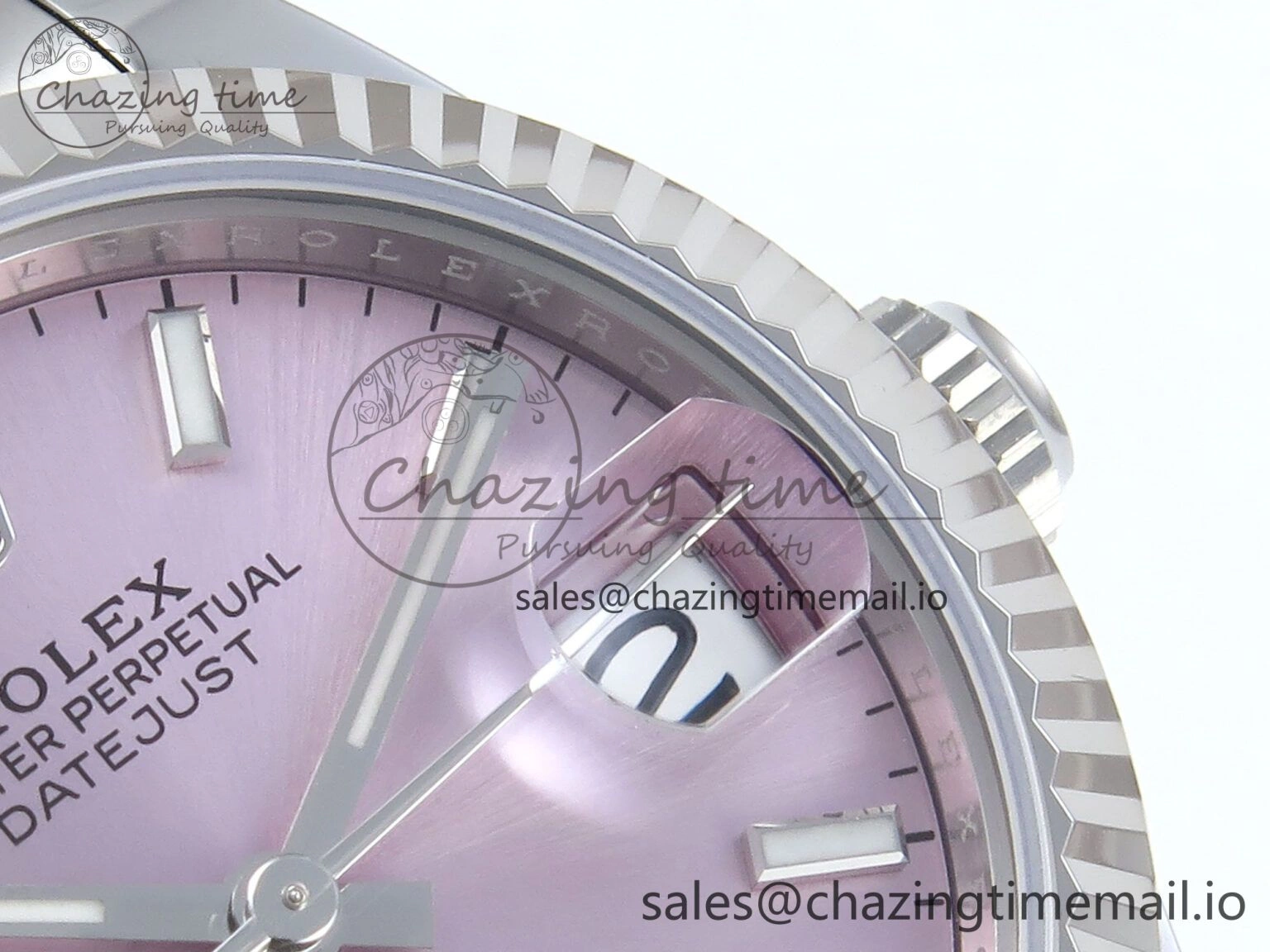 DateJust 31 278274 ARF 1:1 Best Edition 904L Steel Pink Dial Stick Marker on SS Oyster Bracelet ETA 2688