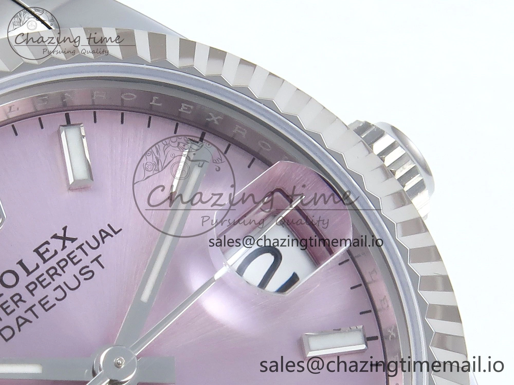 DateJust 31 278274 ARF 1:1 Best Edition 904L Steel Pink Dial Stick Marker on SS Oyster Bracelet ETA 2688