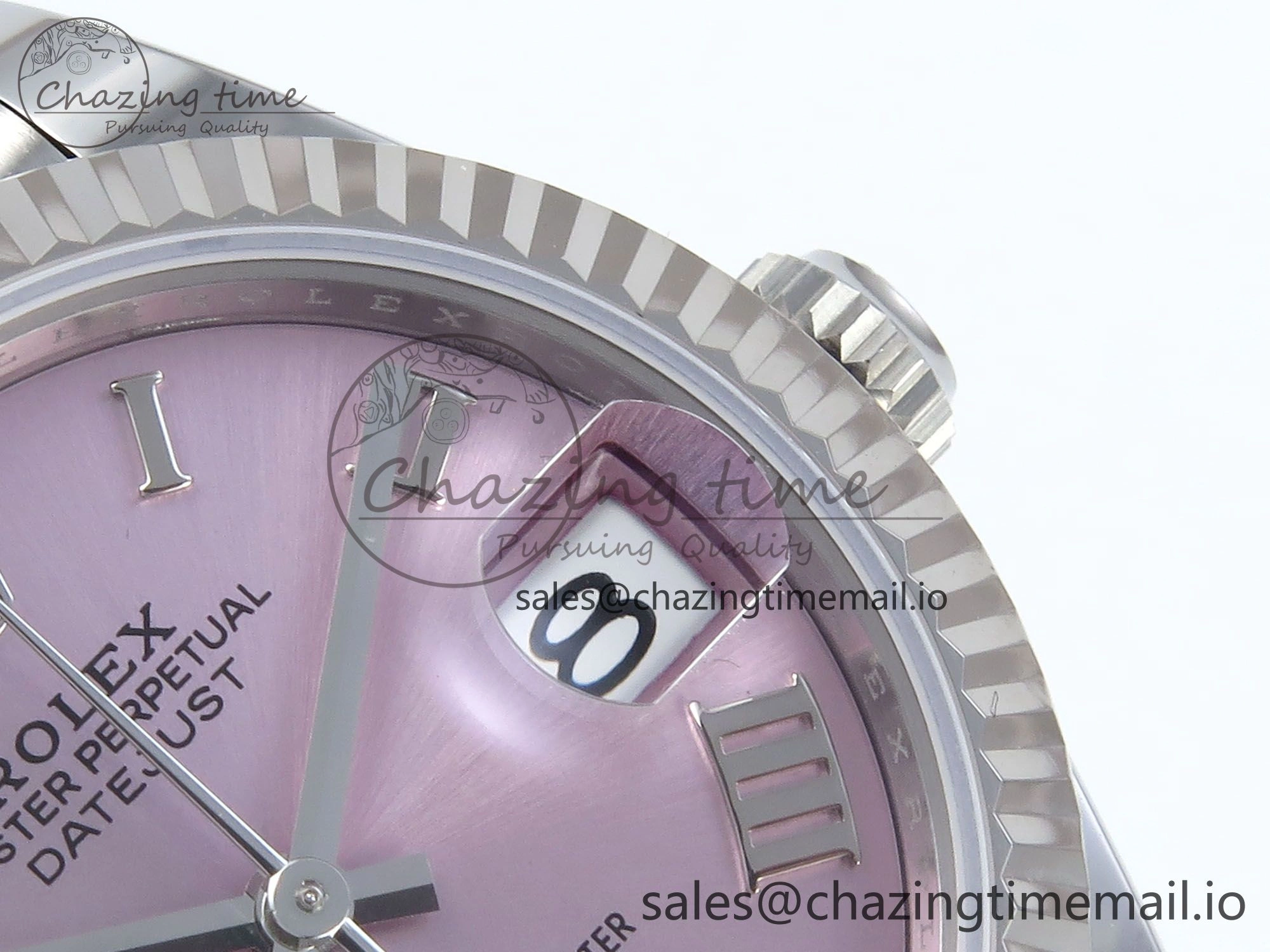 DateJust 31 278274 ARF 1:1 Best Edition 904L Steel Pink Roman Dial on SS Jubilee Bracelet ETA 2688