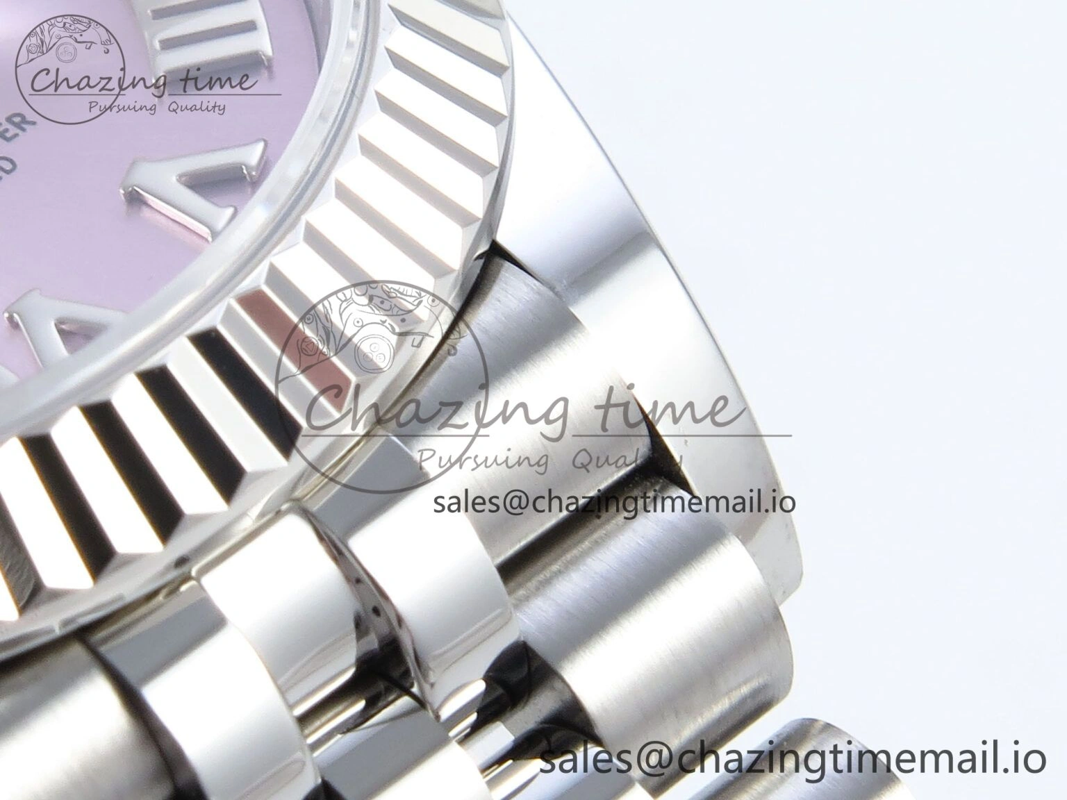 DateJust 31 278274 ARF 1:1 Best Edition 904L Steel Pink Roman Dial on SS Jubilee Bracelet ETA 2688