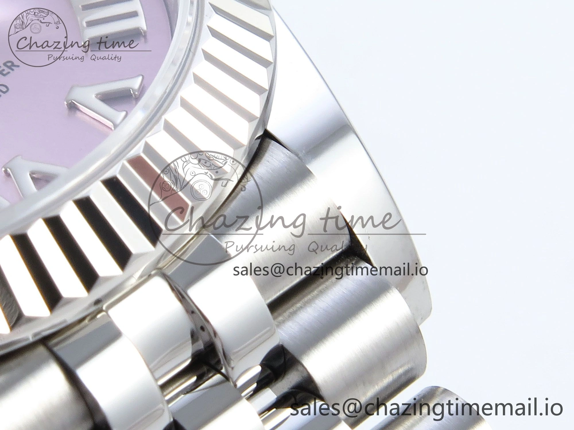 DateJust 31 278274 ARF 1:1 Best Edition 904L Steel Pink Roman Dial on SS Jubilee Bracelet ETA 2688