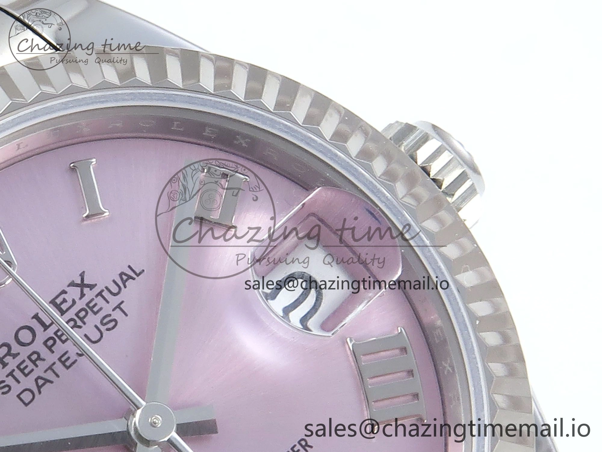 DateJust 31 278274 ARF 1:1 Best Edition 904L Steel Pink Roman Dial on SS Oyster Bracelet ETA 2688
