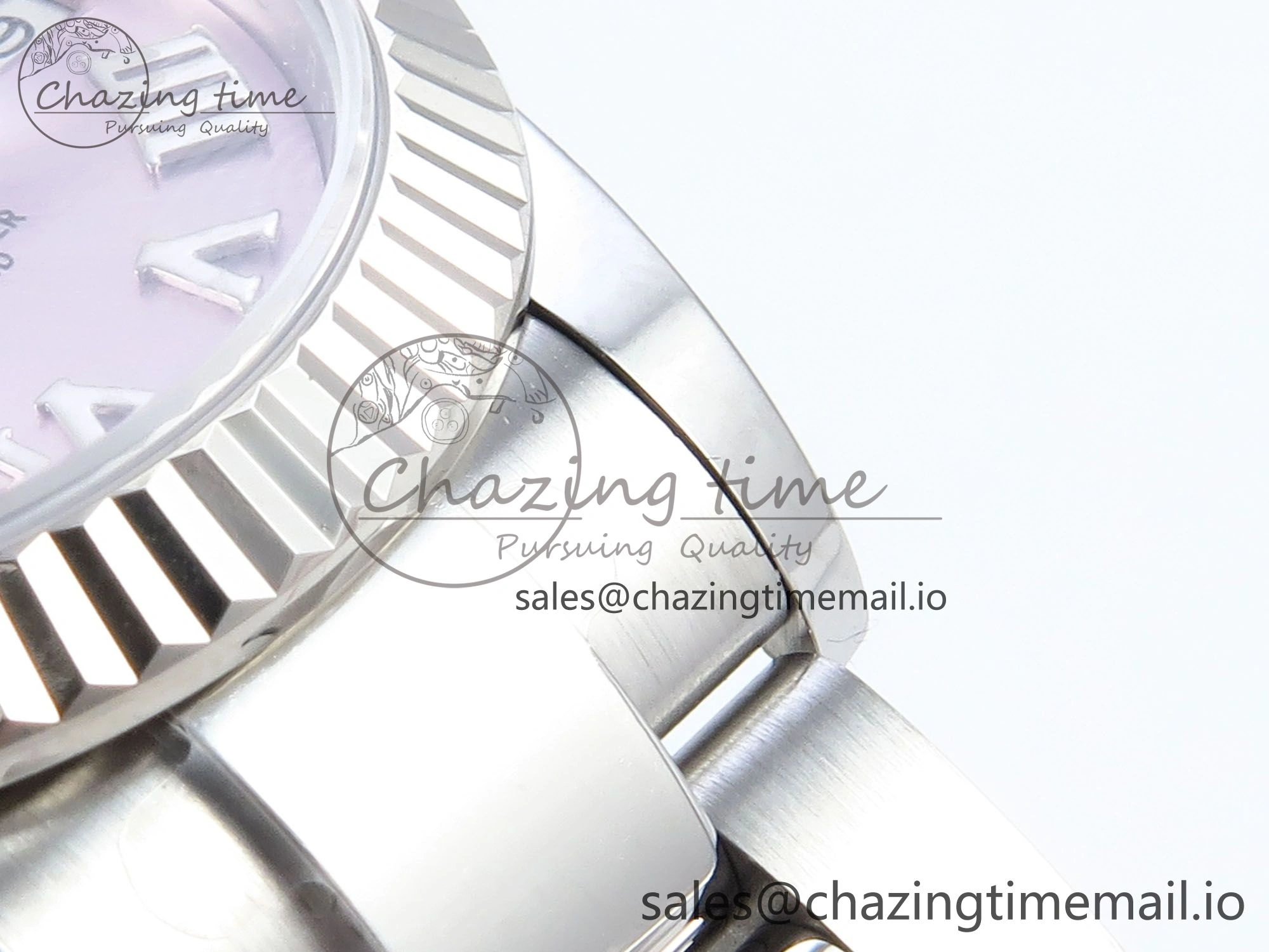 DateJust 31 278274 ARF 1:1 Best Edition 904L Steel Pink Roman Dial on SS Oyster Bracelet ETA 2688