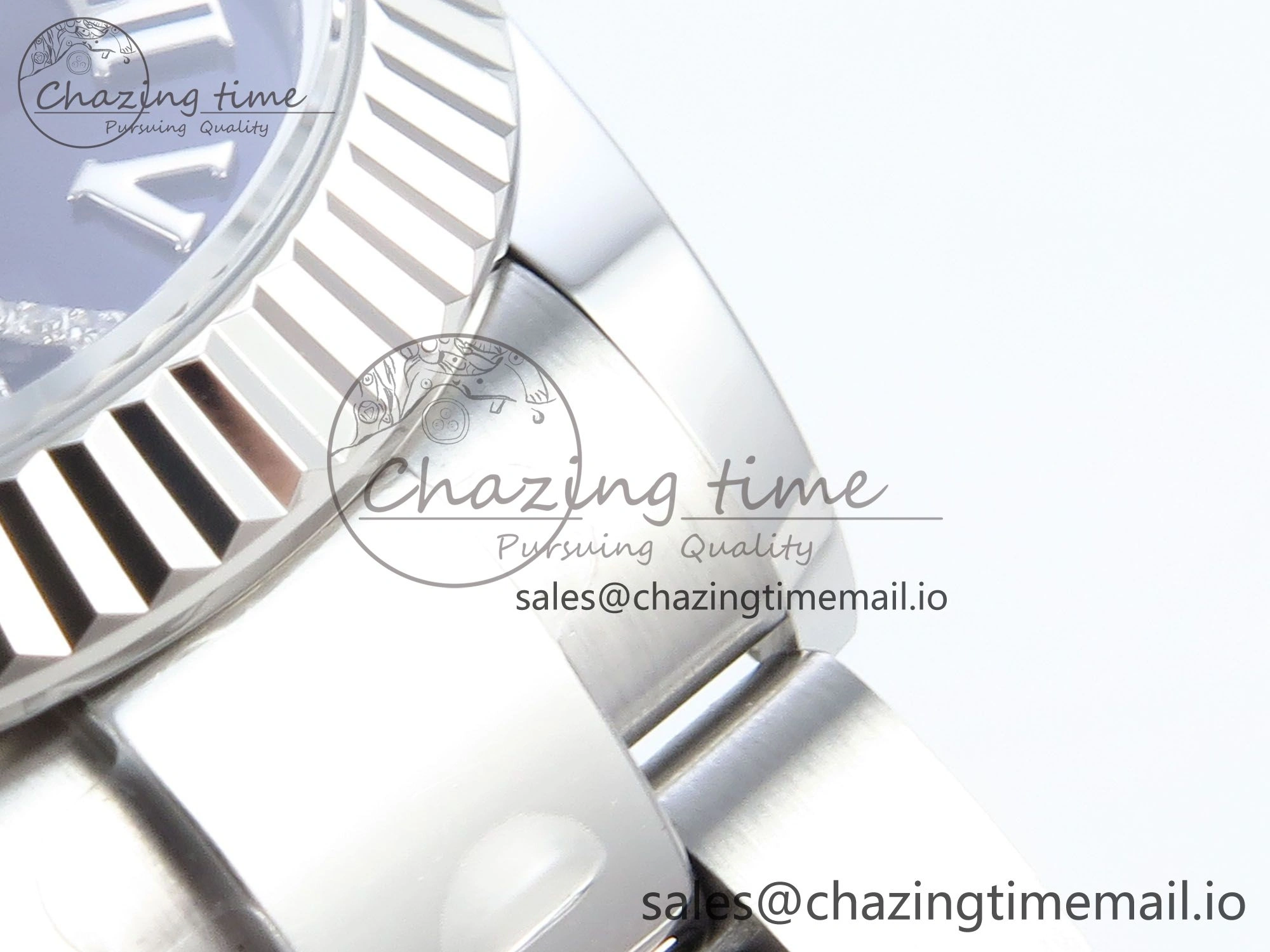DateJust 31 278274 ARF 1:1 Best Edition 904L Steel Purple Roman Dial on SS Oyster Bracelet ETA 2688