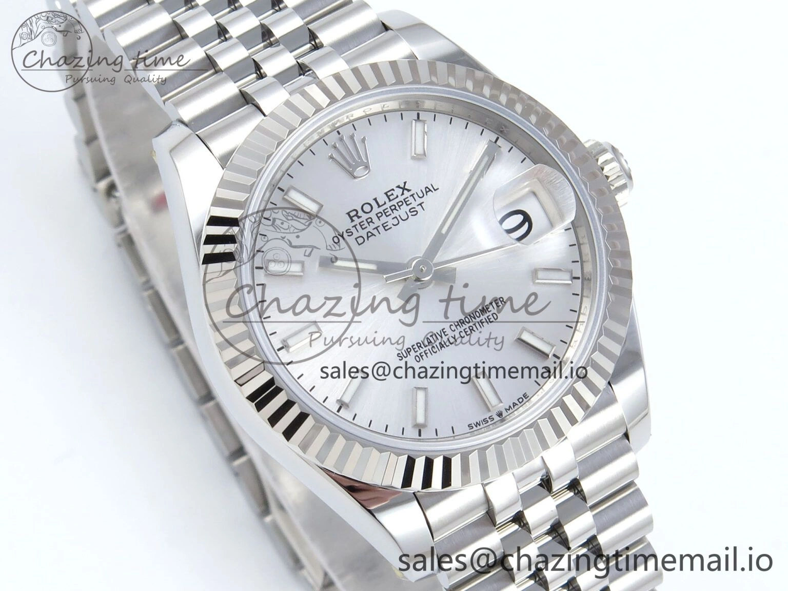 DateJust 31 278274 ARF 1:1 Best Edition 904L Steel Silver Dial Stick Marker on SS Jubilee Bracelet ETA 2688