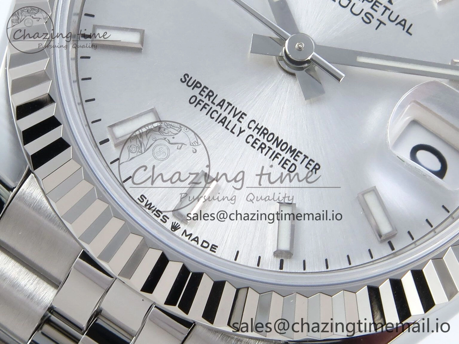 DateJust 31 278274 ARF 1:1 Best Edition 904L Steel Silver Dial Stick Marker on SS Jubilee Bracelet ETA 2688
