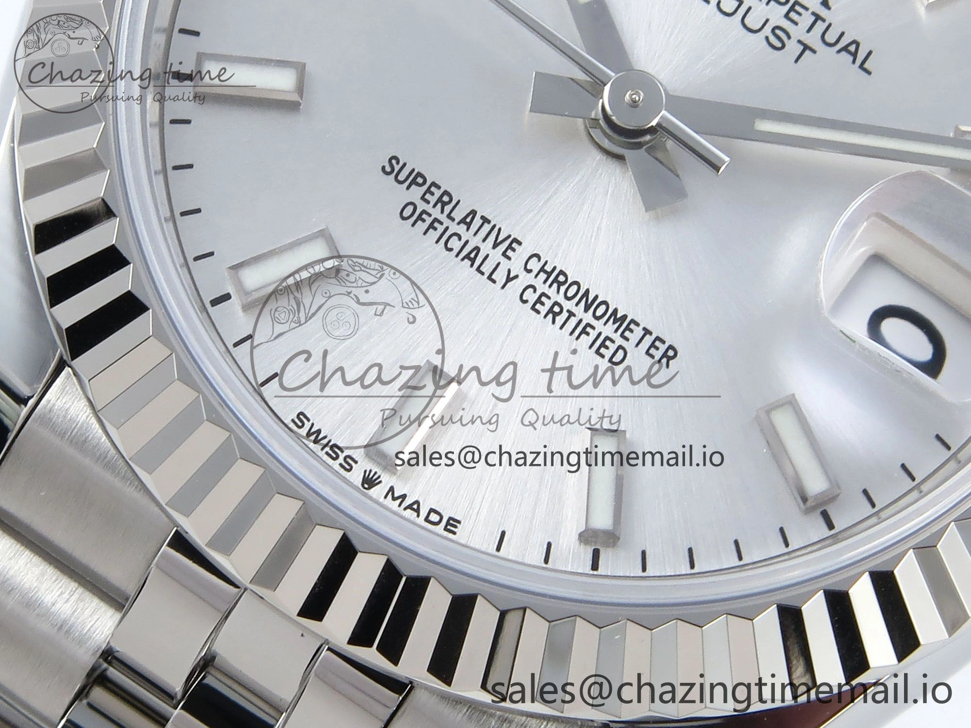 DateJust 31 278274 ARF 1:1 Best Edition 904L Steel Silver Dial Stick Marker on SS Jubilee Bracelet ETA 2688