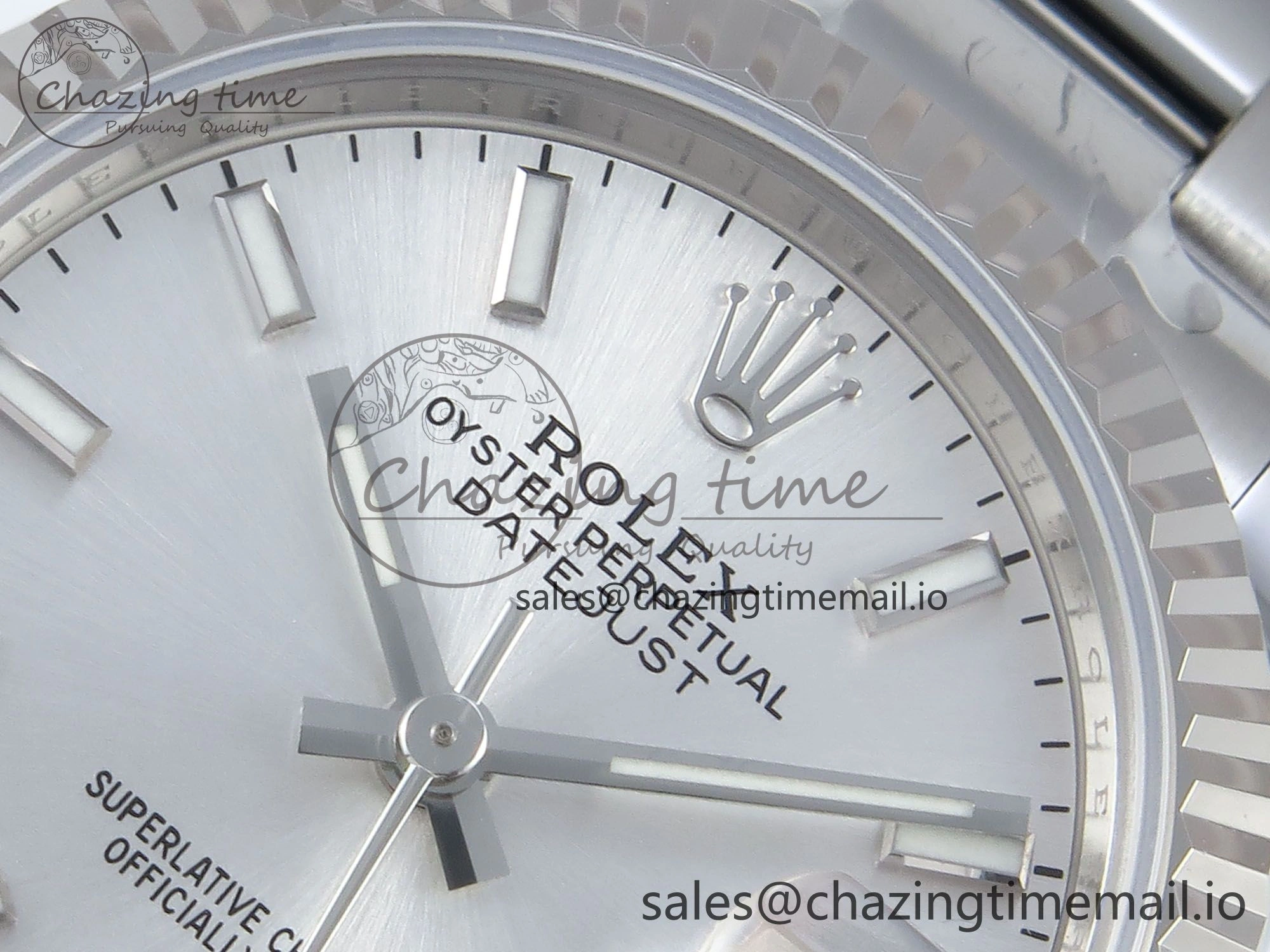 DateJust 31 278274 ARF 1:1 Best Edition 904L Steel Silver Dial Stick Marker on SS Oyster Bracelet ETA 2688