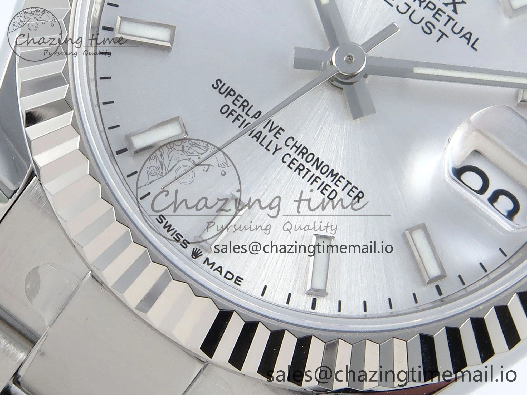 DateJust 31 278274 ARF 1:1 Best Edition 904L Steel Silver Dial Stick Marker on SS Oyster Bracelet ETA 2688