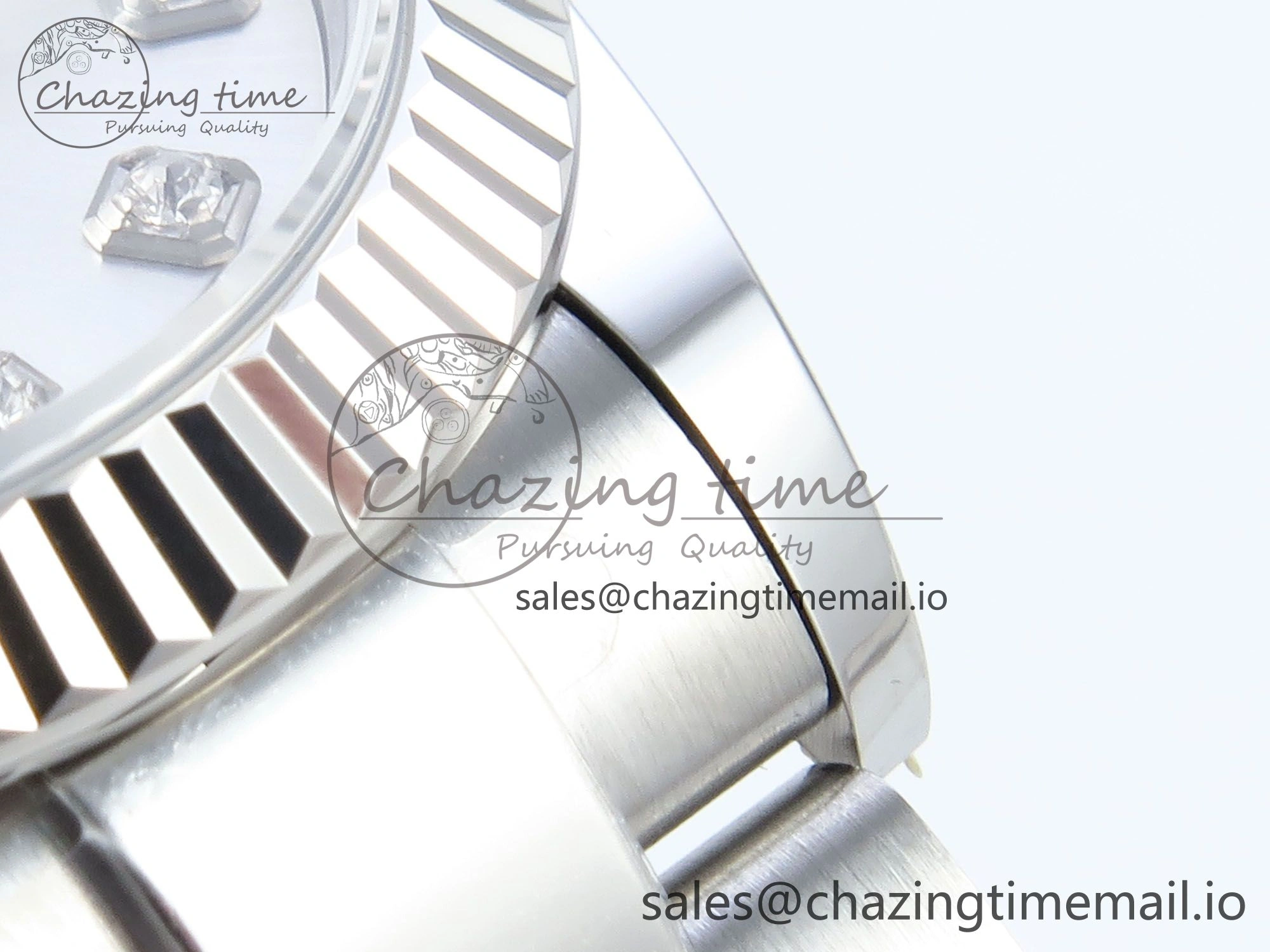 DateJust 31 278274 ARF 1:1 Best Edition 904L Steel Silver Diamonds Dial on SS Oyster Bracelet ETA 2688