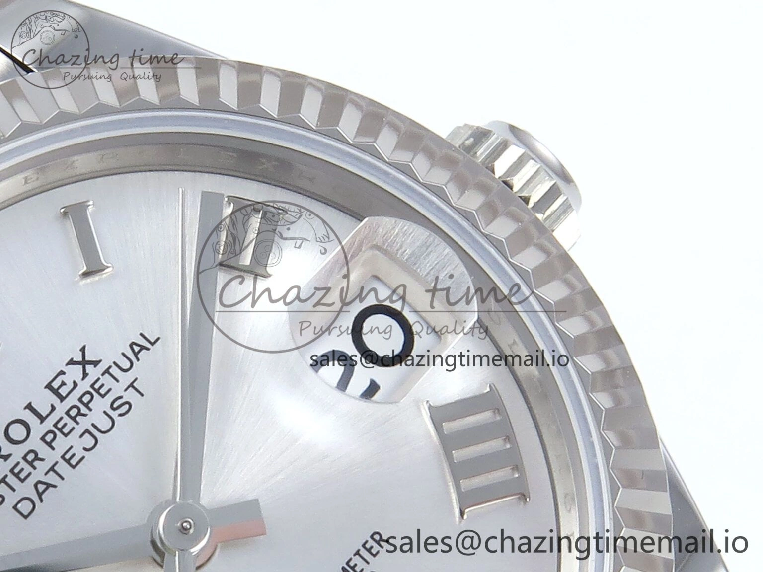 DateJust 31 278274 ARF 1:1 Best Edition 904L Steel Silver Roman Diamonds Dial on SS Jubilee Bracelet ETA 2688