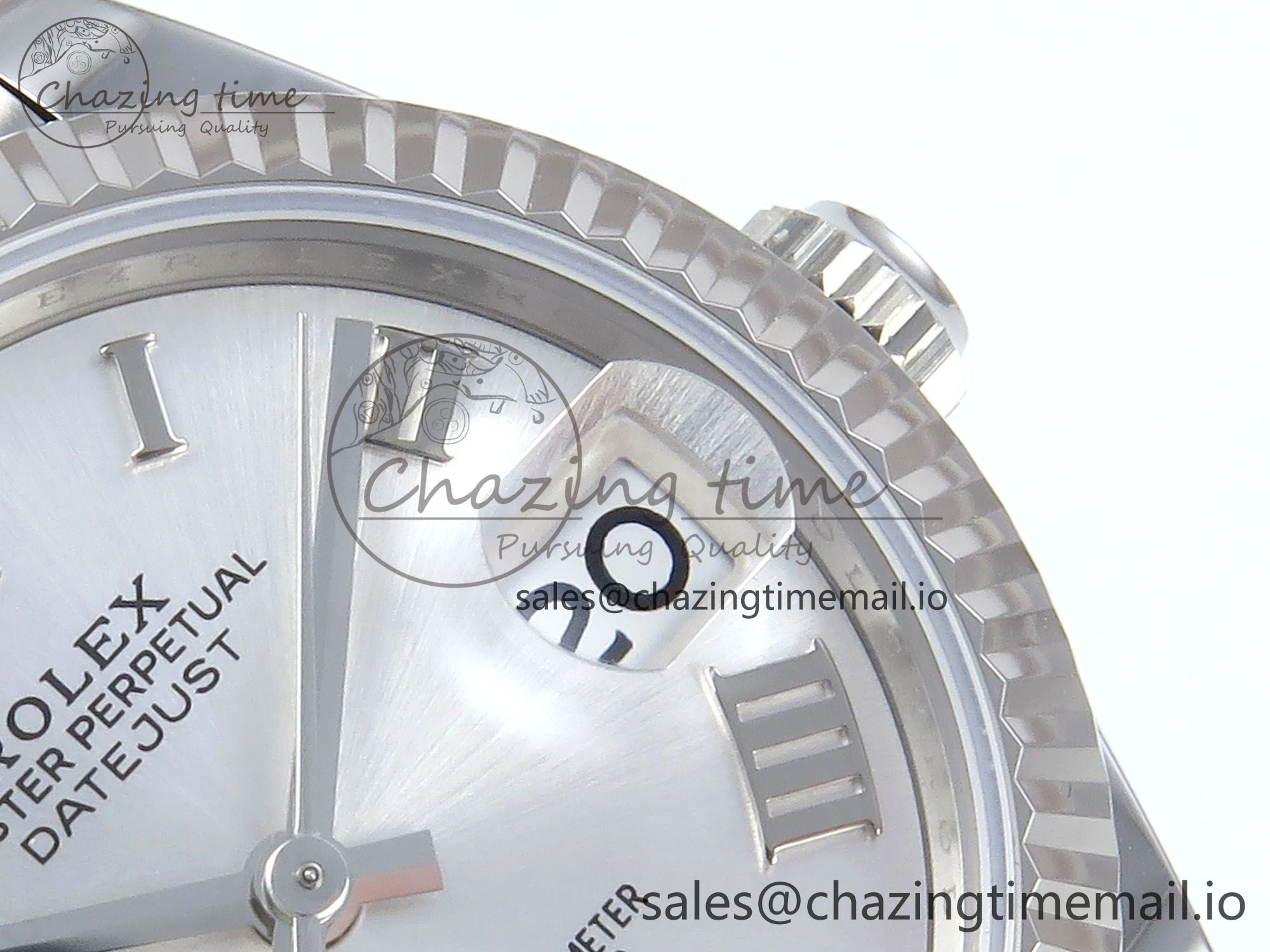 DateJust 31 278274 ARF 1:1 Best Edition 904L Steel Silver Roman Diamonds Dial on SS Jubilee Bracelet ETA 2688