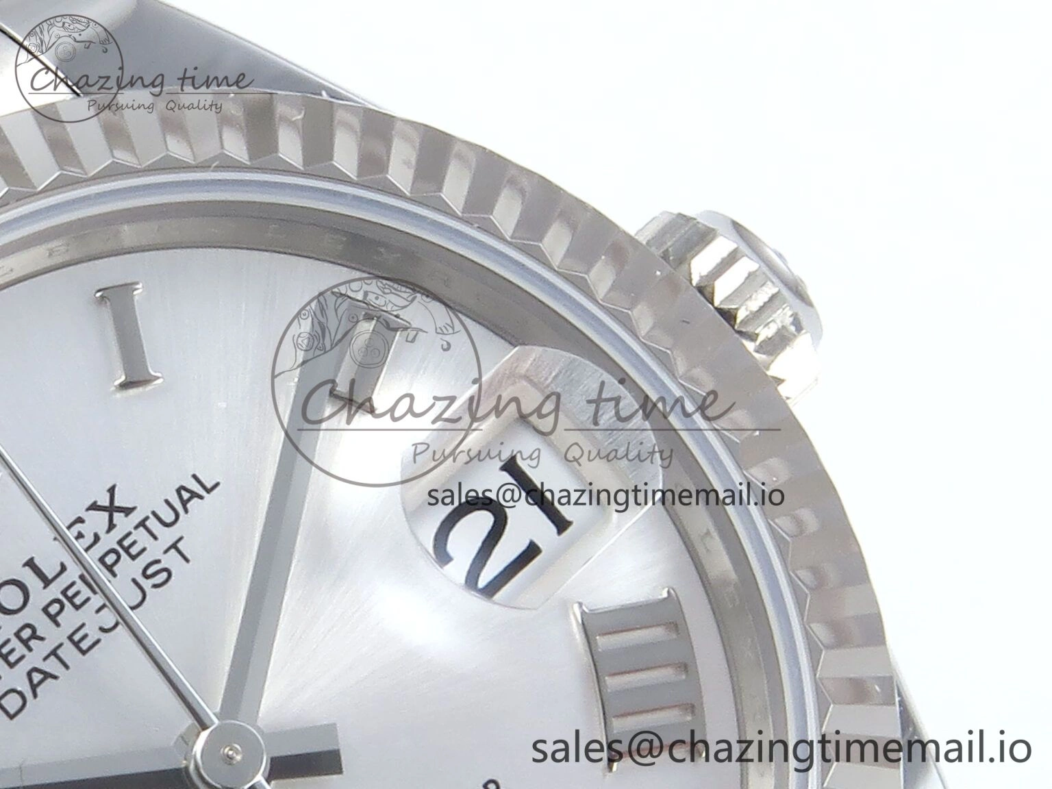 DateJust 31 278274 ARF 1:1 Best Edition 904L Steel Silver Roman Diamonds Dial on SS Oyster Bracelet ETA 2688