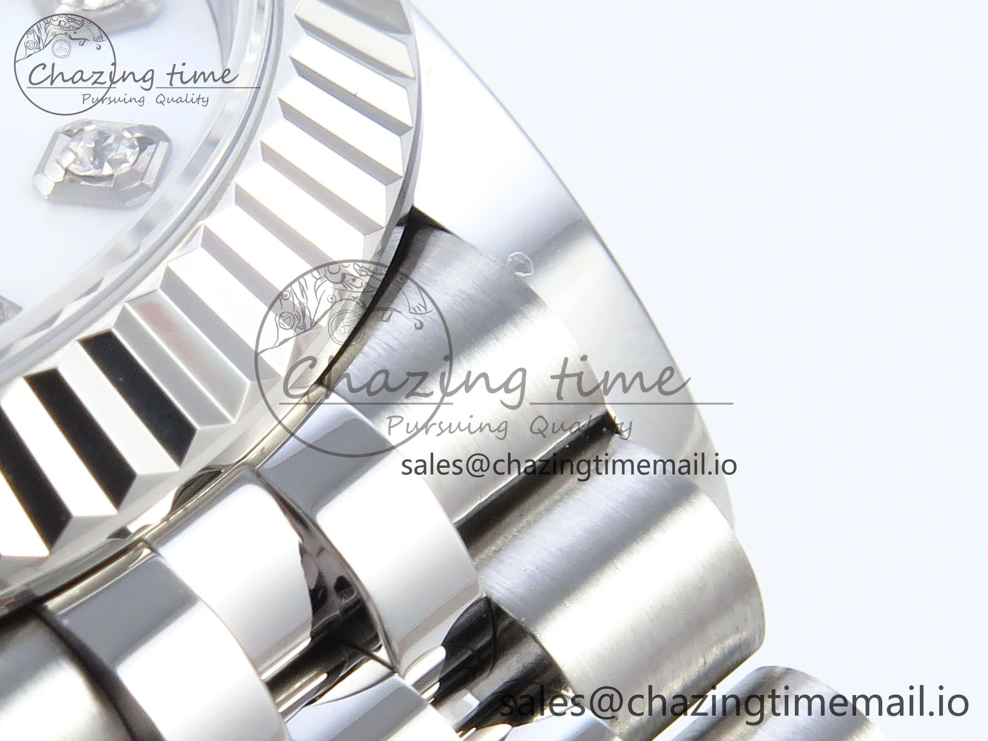 DateJust 31 278274 ARF 1:1 Best Edition 904L Steel White MOP Diamonds Dial on SS Jubilee Bracelet ETA 2688