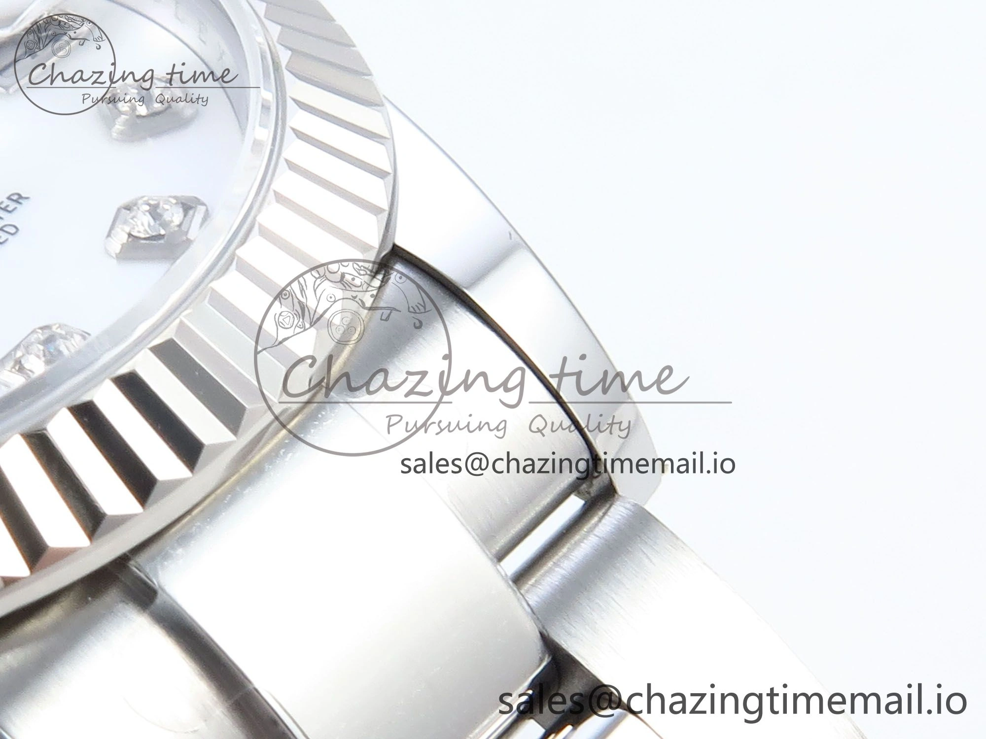 DateJust 31 278274 ARF 1:1 Best Edition 904L Steel White MOP Diamonds Dial on SS Oyster Bracelet ETA 2688
