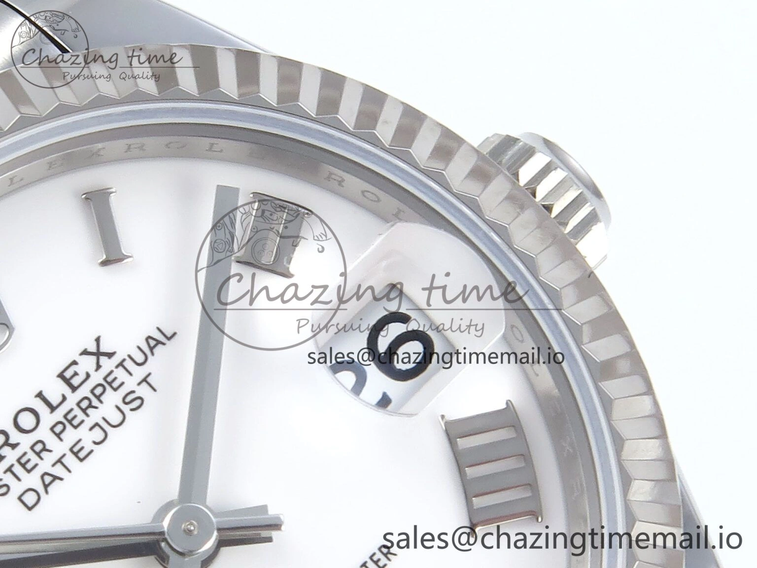 DateJust 31 278274 ARF 1:1 Best Edition 904L Steel White Roman Dial on SS Jubilee Bracelet ETA 2688
