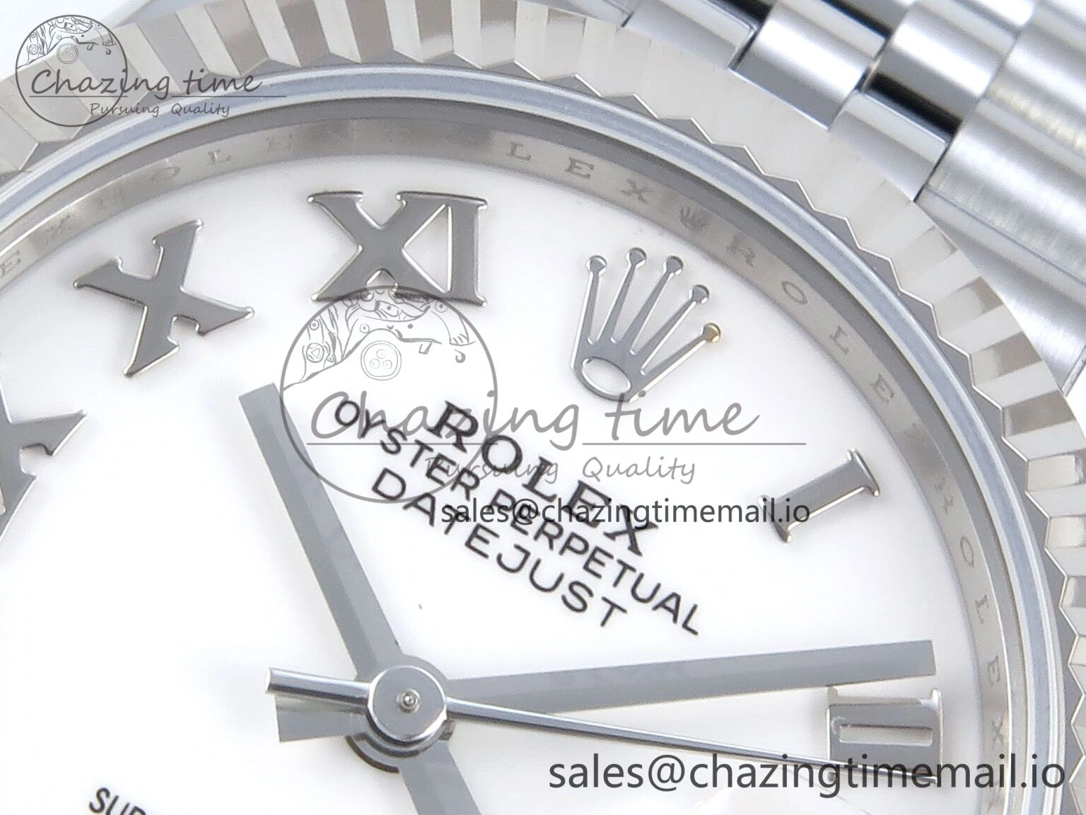DateJust 31 278274 ARF 1:1 Best Edition 904L Steel White Roman Dial on SS Jubilee Bracelet ETA 2688