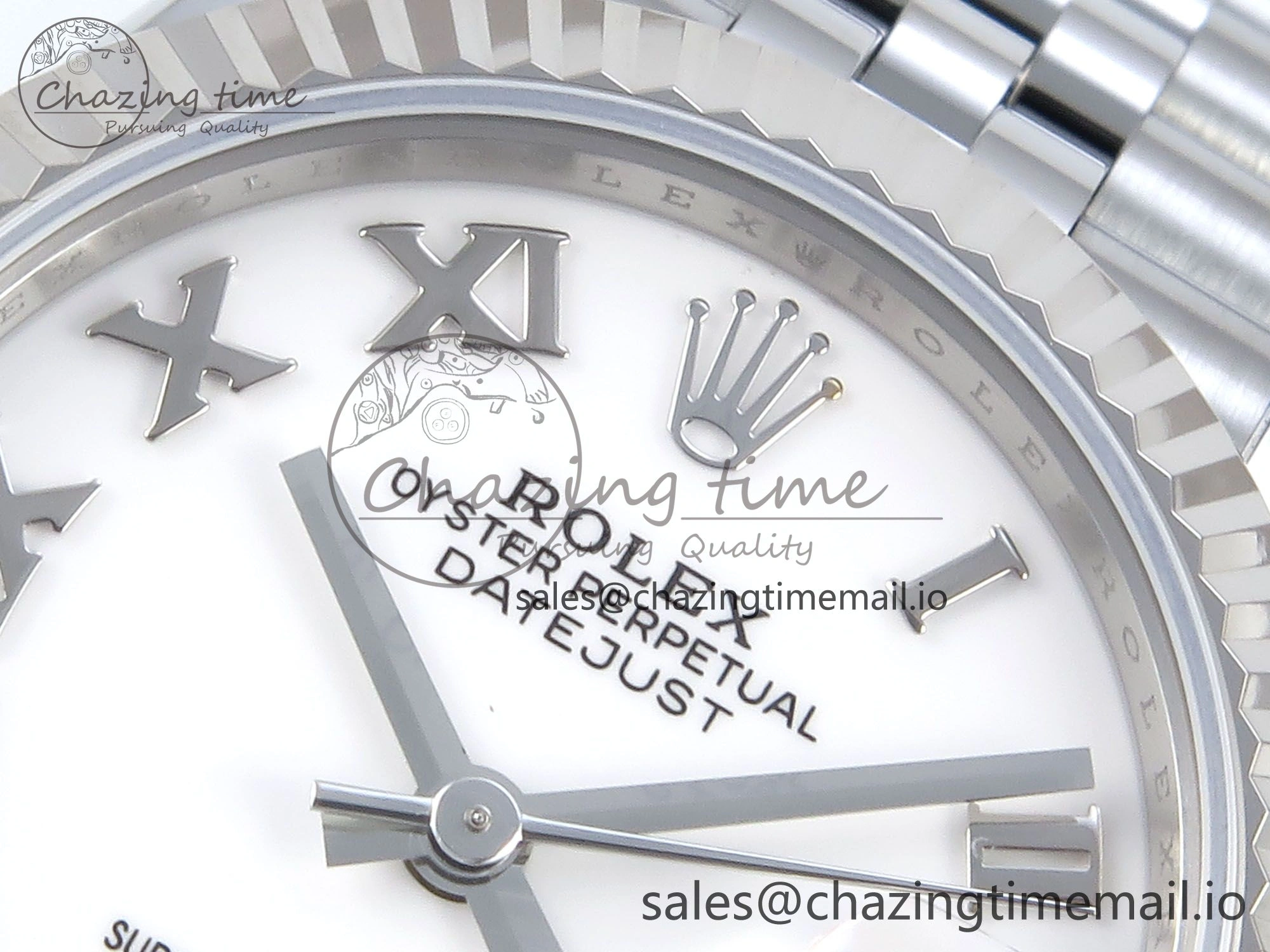DateJust 31 278274 ARF 1:1 Best Edition 904L Steel White Roman Dial on SS Jubilee Bracelet ETA 2688