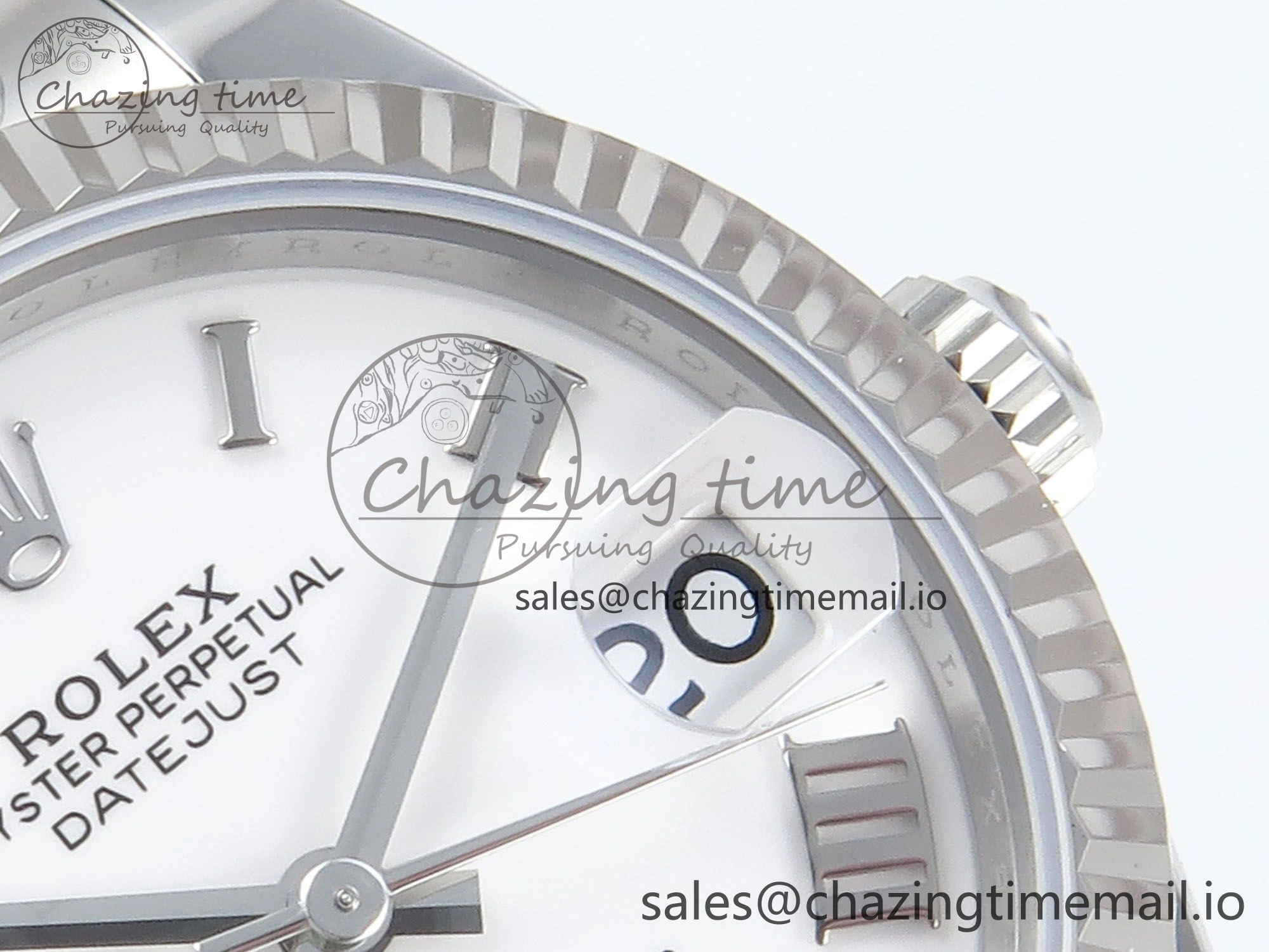DateJust 31 278274 ARF 1:1 Best Edition 904L Steel White Roman Dial on SS Oyster Bracelet ETA 2688