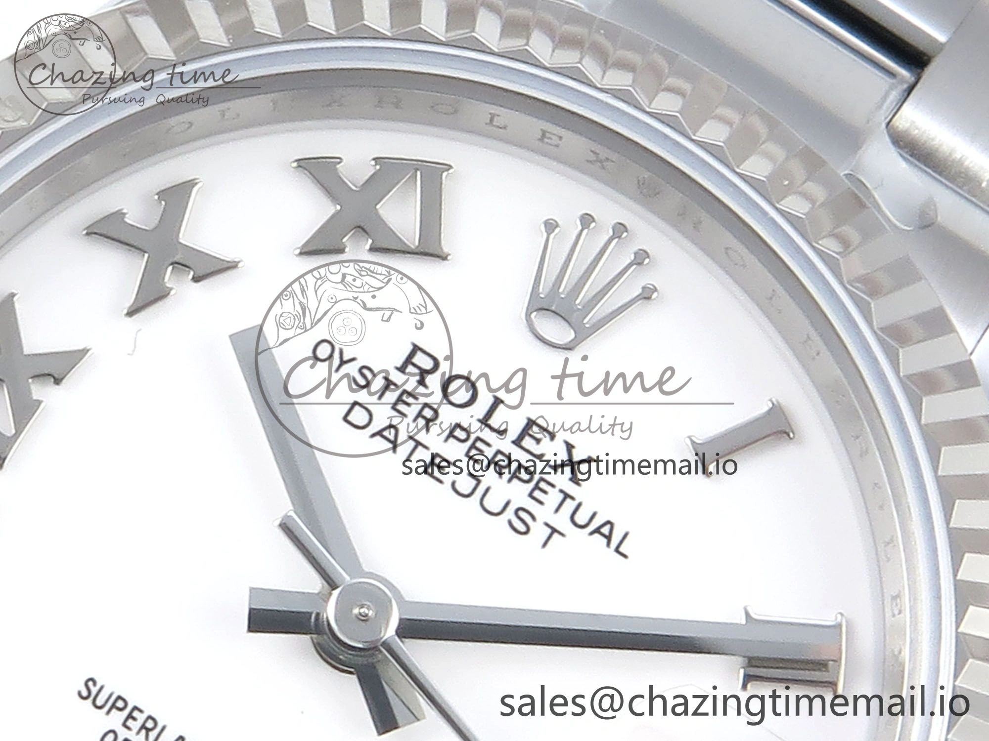 DateJust 31 278274 ARF 1:1 Best Edition 904L Steel White Roman Dial on SS Oyster Bracelet ETA 2688