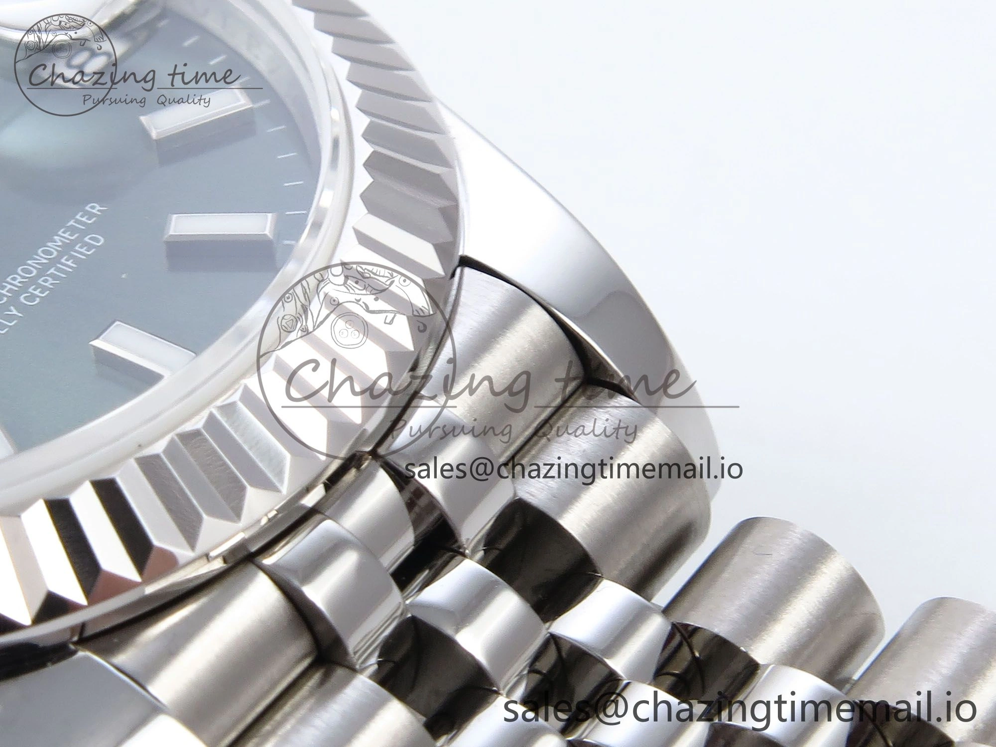 DateJust 31 278274 JARF 1:1 Best Edition 904L Steel Green Stick Dial on SS Jubilee Bracelet HZ2236