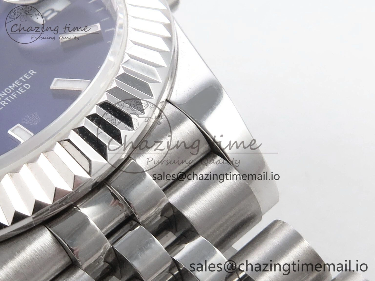 DateJust 31 278274 SS GMF 1:1 Best Edition 904L Steel Blue Stick Dial on Jubilee Bracelet A2824