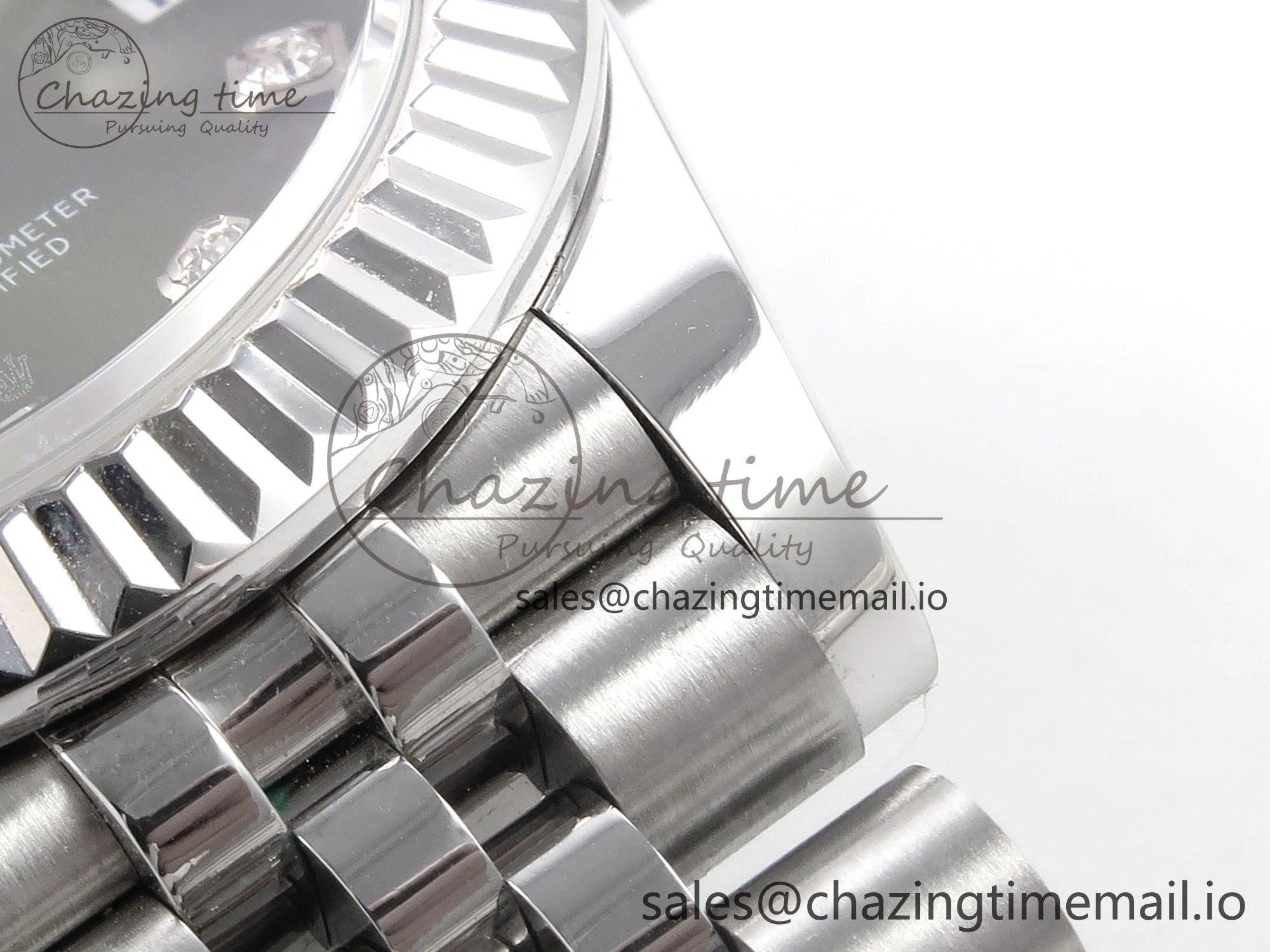 DateJust 31 278274 SS GMF 1:1 Best Edition 904L Steel Green Diamonds Dial on Jubilee Bracelet A2824