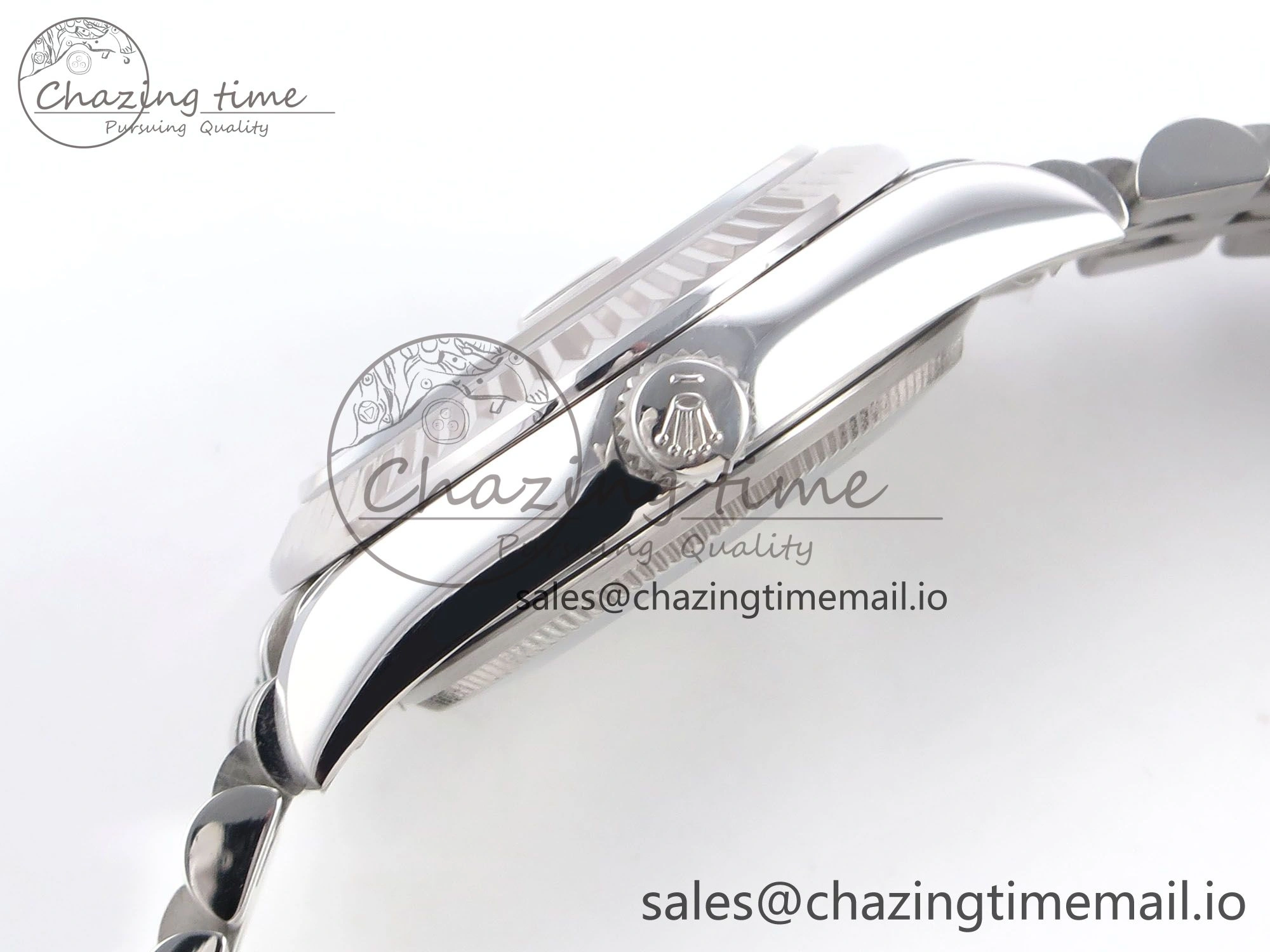 DateJust 31 278274 SS GMF 1:1 Best Edition 904L Steel Green Diamonds Dial on Jubilee Bracelet A2824