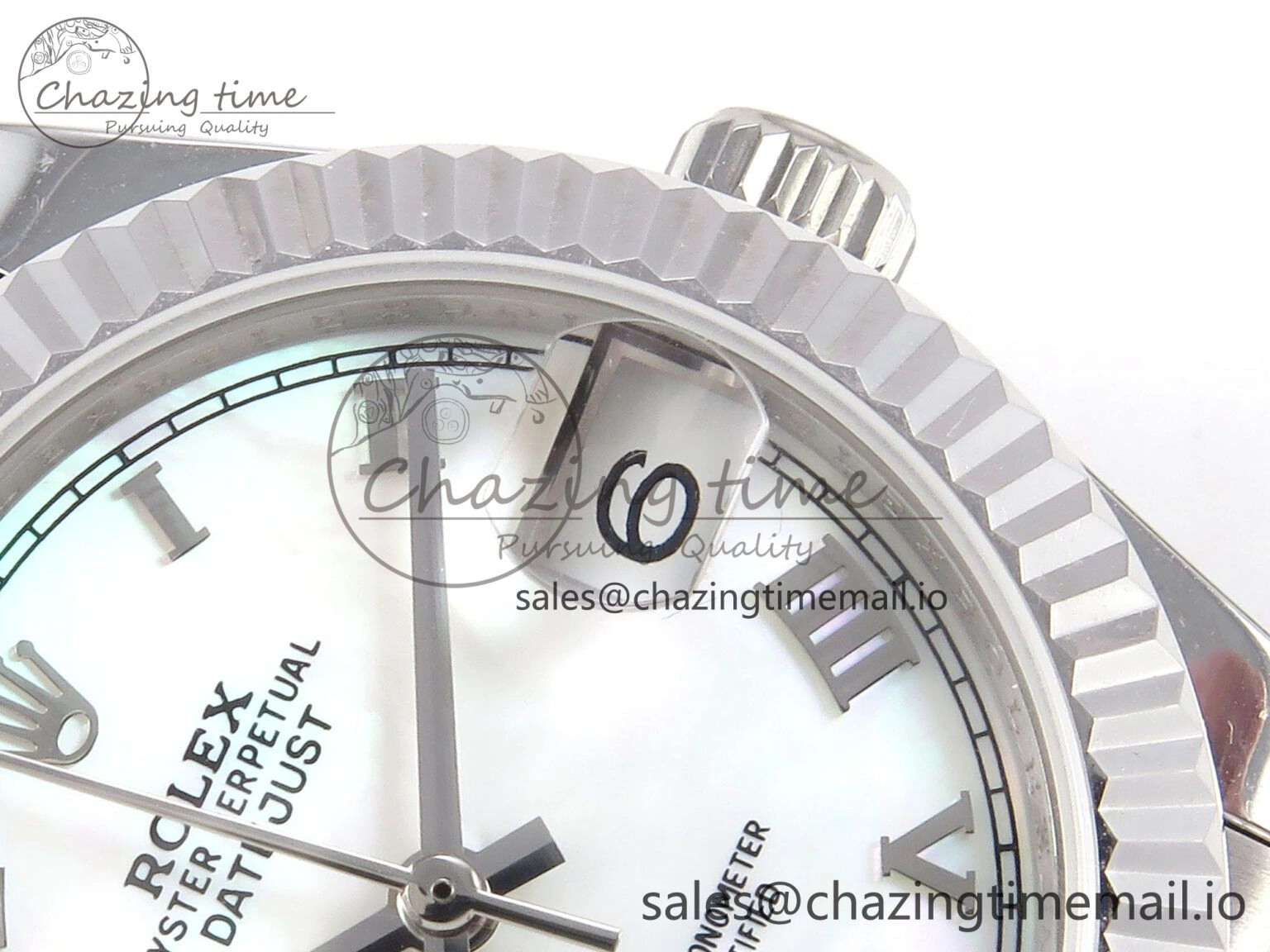 DateJust 31 278274 SS GMF 1:1 Best Edition 904L Steel White MOP Roman Dial on Jubilee Bracelet A2824