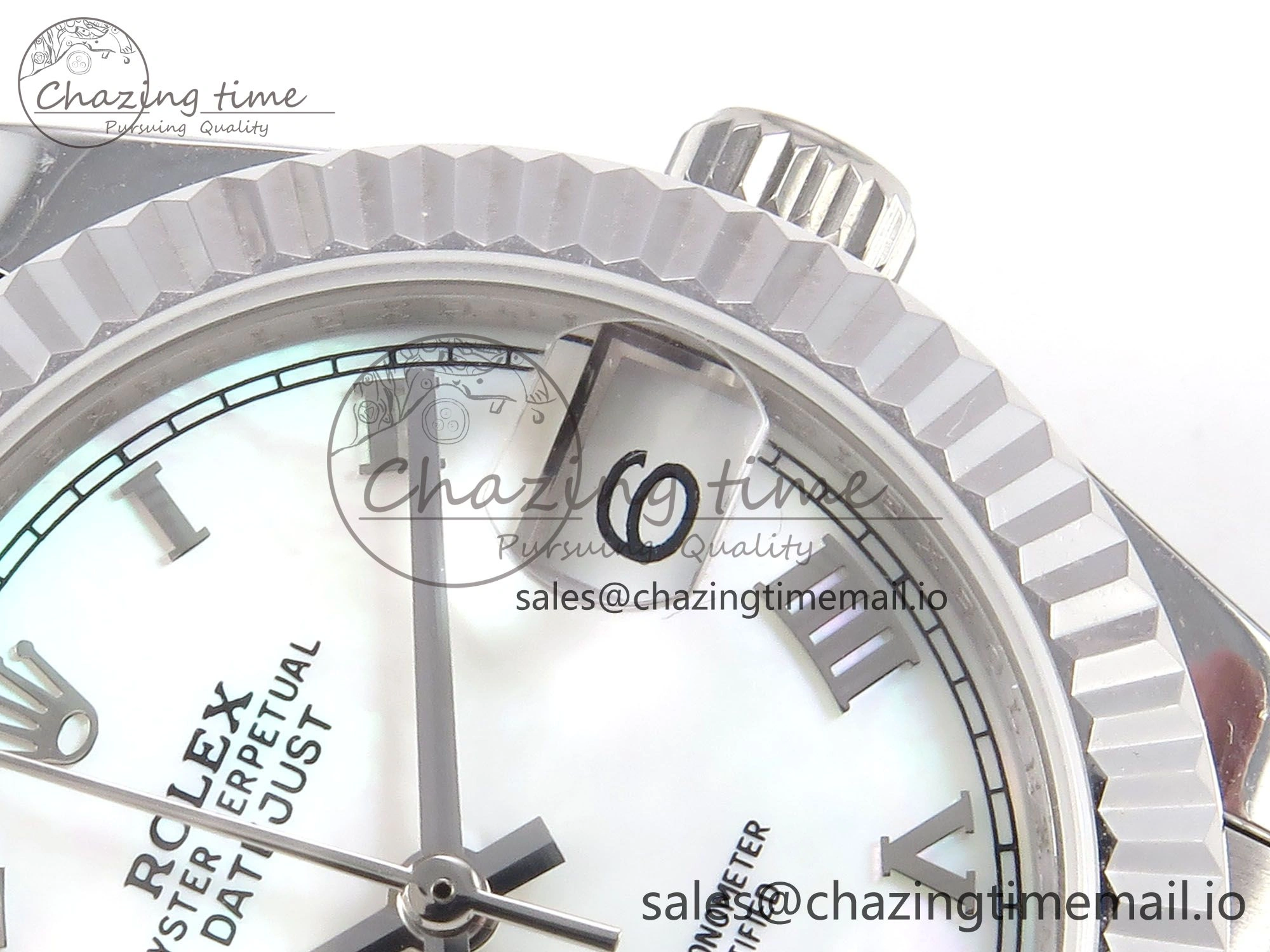 DateJust 31 278274 SS GMF 1:1 Best Edition 904L Steel White MOP Roman Dial on Jubilee Bracelet A2824
