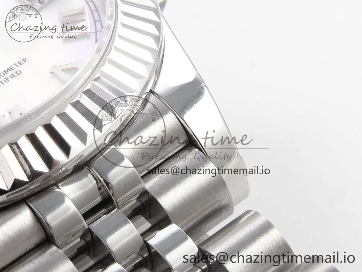 DateJust 31 278274 SS GMF 1:1 Best Edition 904L Steel White MOP Roman Dial on Jubilee Bracelet A2824