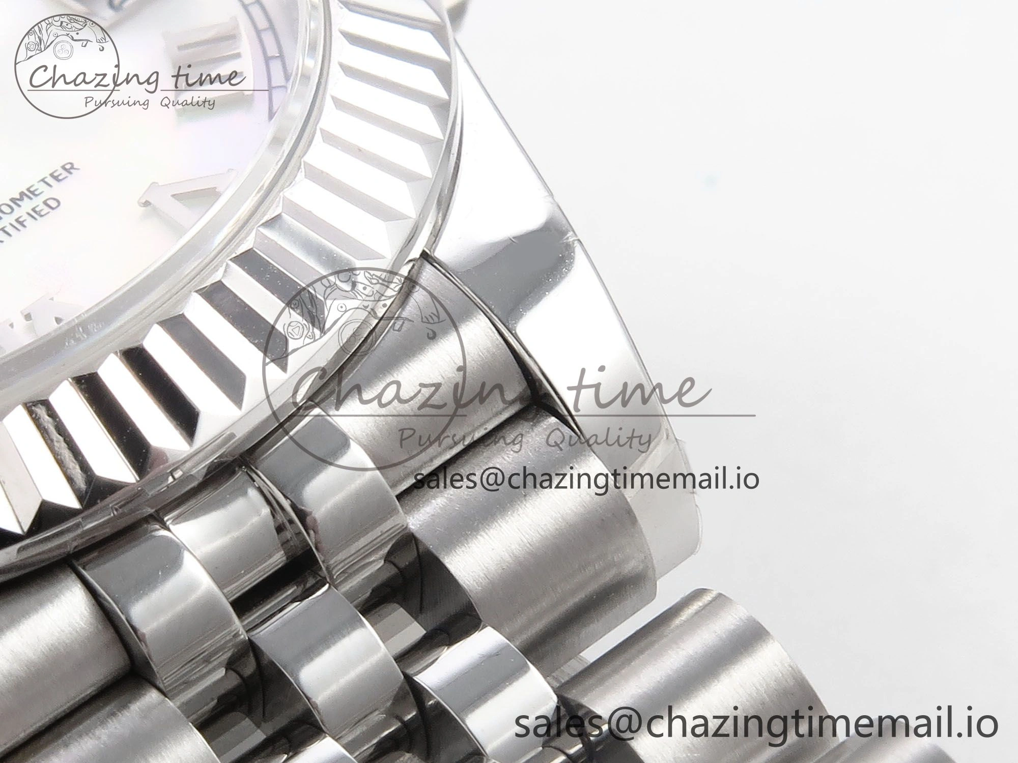 DateJust 31 278274 SS GMF 1:1 Best Edition 904L Steel White MOP Roman Dial on Jubilee Bracelet A2824