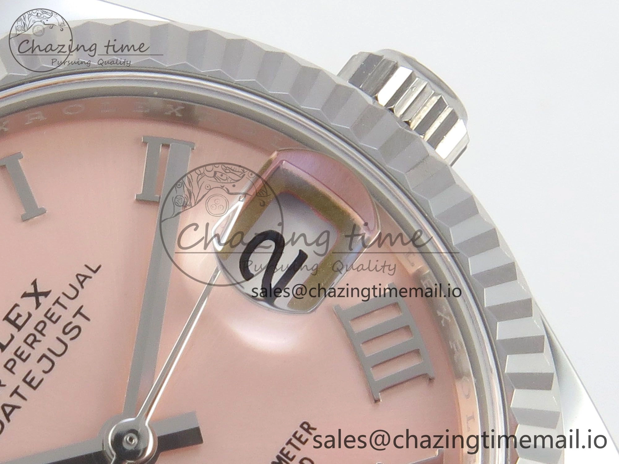 DateJust 31 278274 SS THBF 1:1 Best Edition 904L Steel RG Roman Diamonds Dial on Jubilee Bracelet HZ Cal.2236