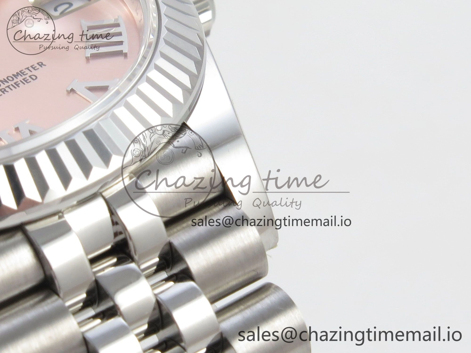 DateJust 31 278274 SS THBF 1:1 Best Edition 904L Steel RG Roman Diamonds Dial on Jubilee Bracelet HZ Cal.2236