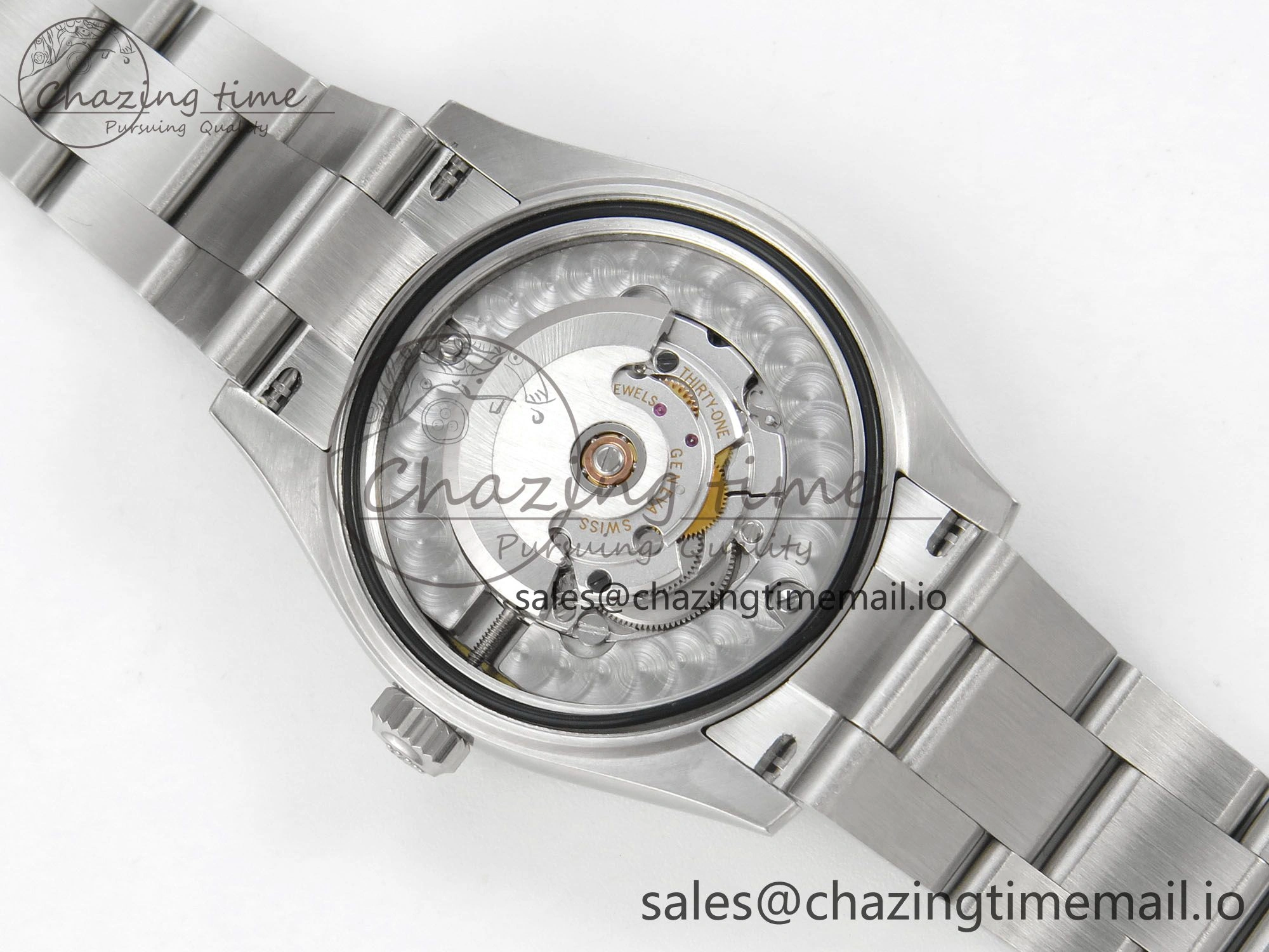 DateJust 31 278274 SS THBF 1:1 Best Edition 904L Steel RG Roman Diamonds Dial on Oyster Bracelet HZ Cal.2236