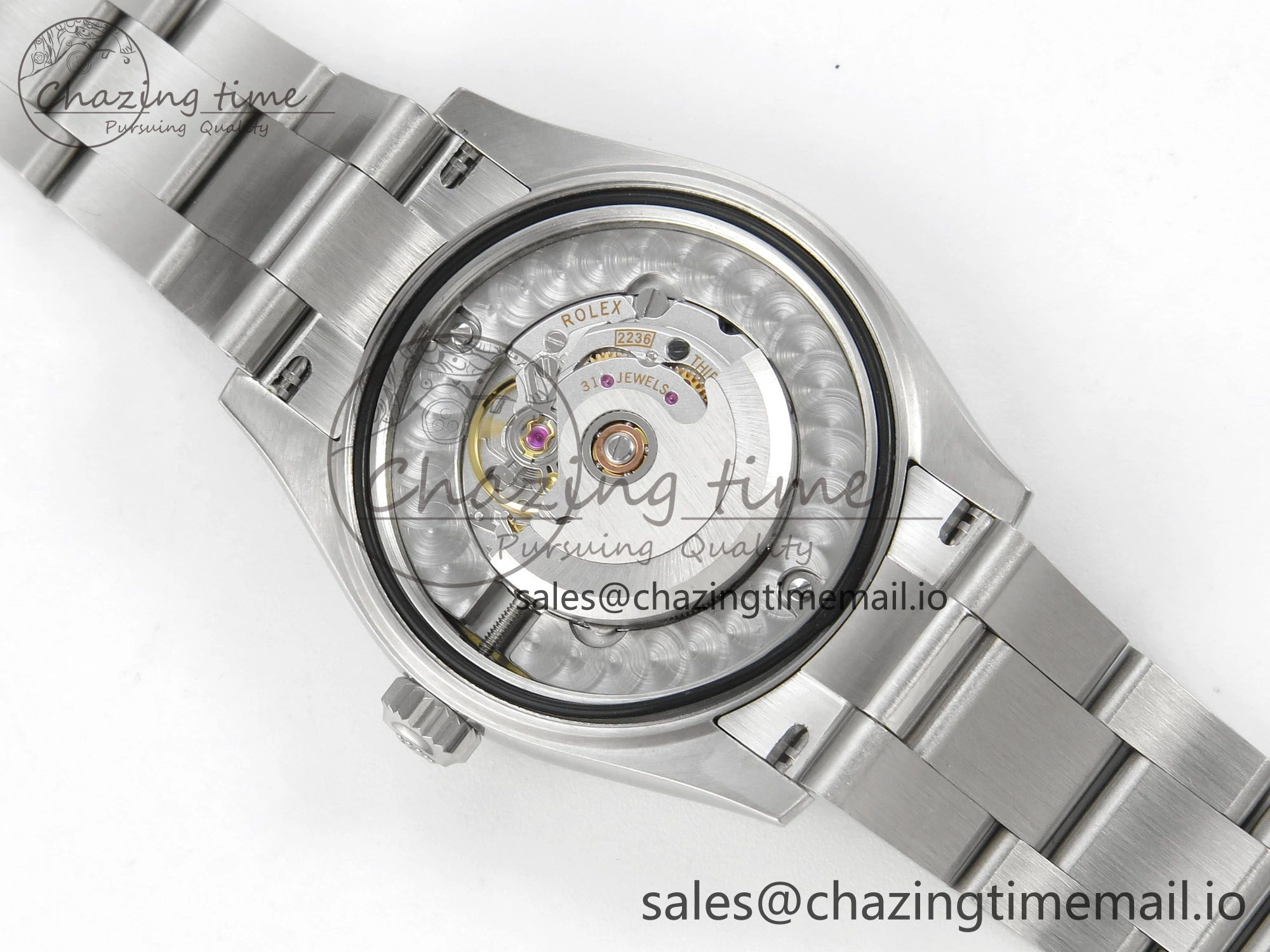 DateJust 31 278274 SS THBF 1:1 Best Edition 904L Steel RG Roman Diamonds Dial on Oyster Bracelet HZ Cal.2236